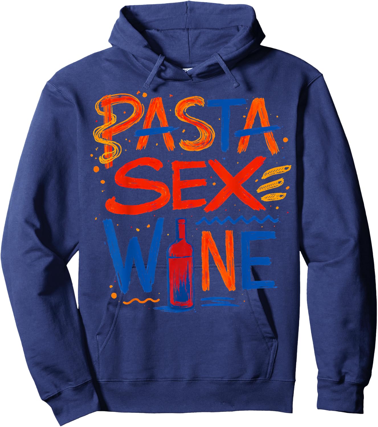 T-Shirt Hoodie - Hoodie | Navy