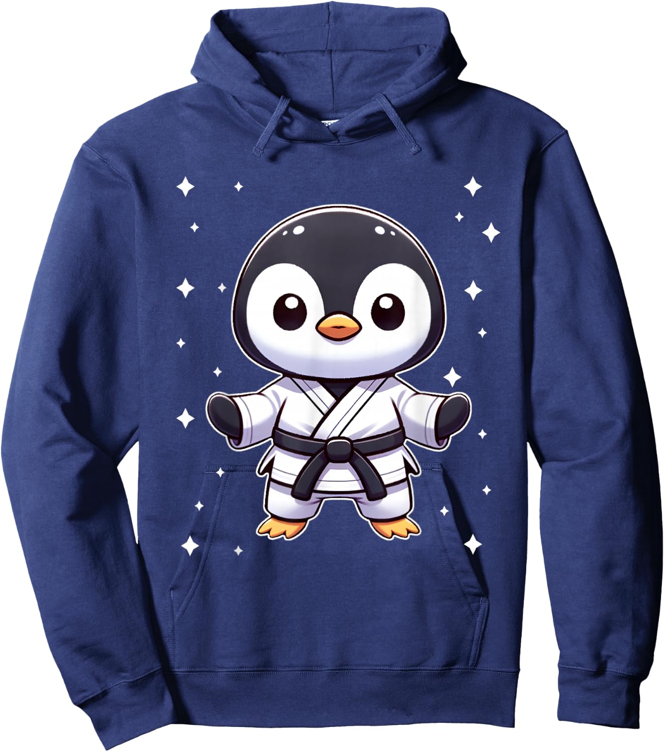 Cute kawaii karate penguin Martial Arts Hoodie - Hoodie | Navy