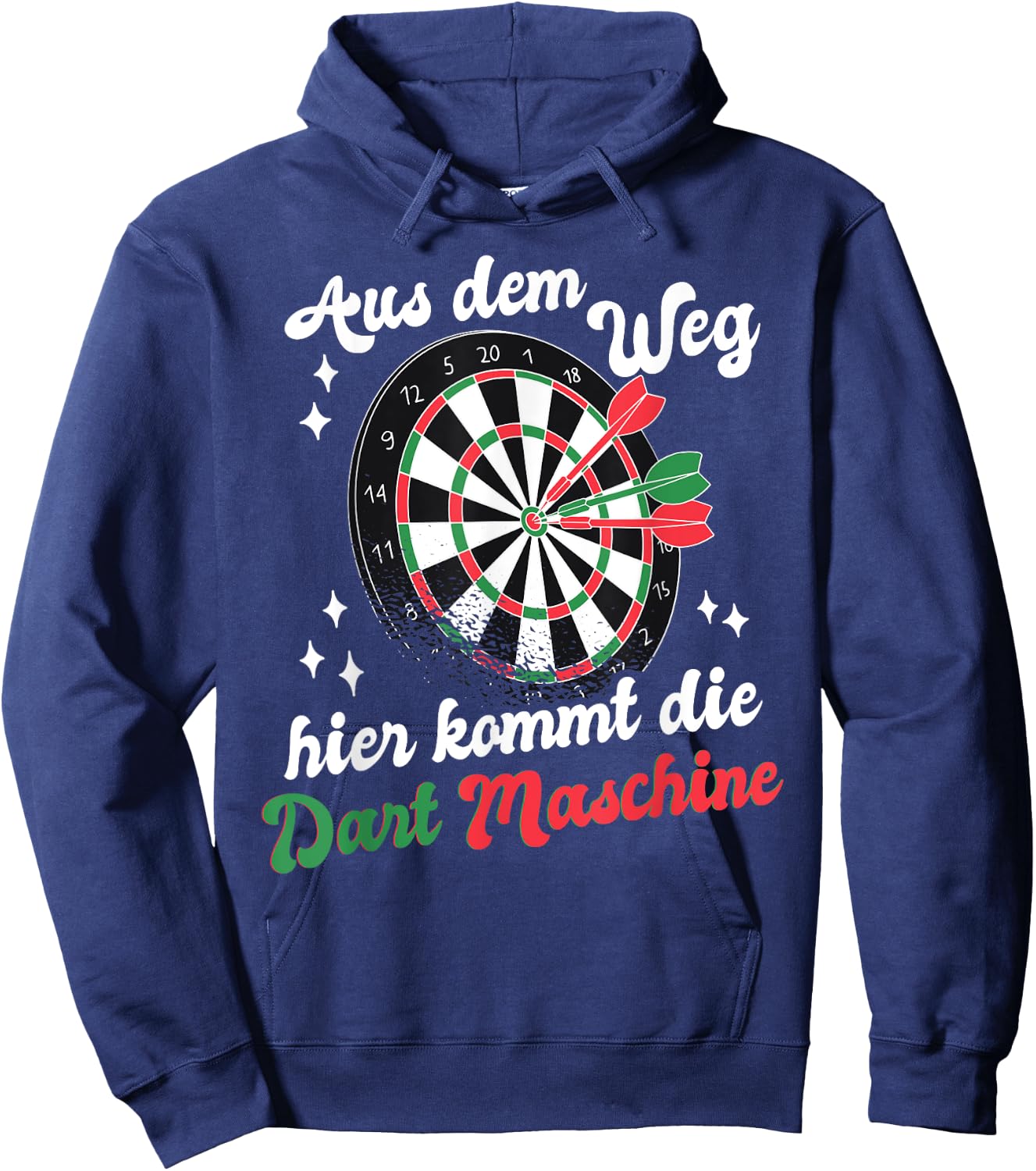 Aus Dem Weg Hier Kommt Dart Machine , black, s Hoodie - Hoodie | Navy