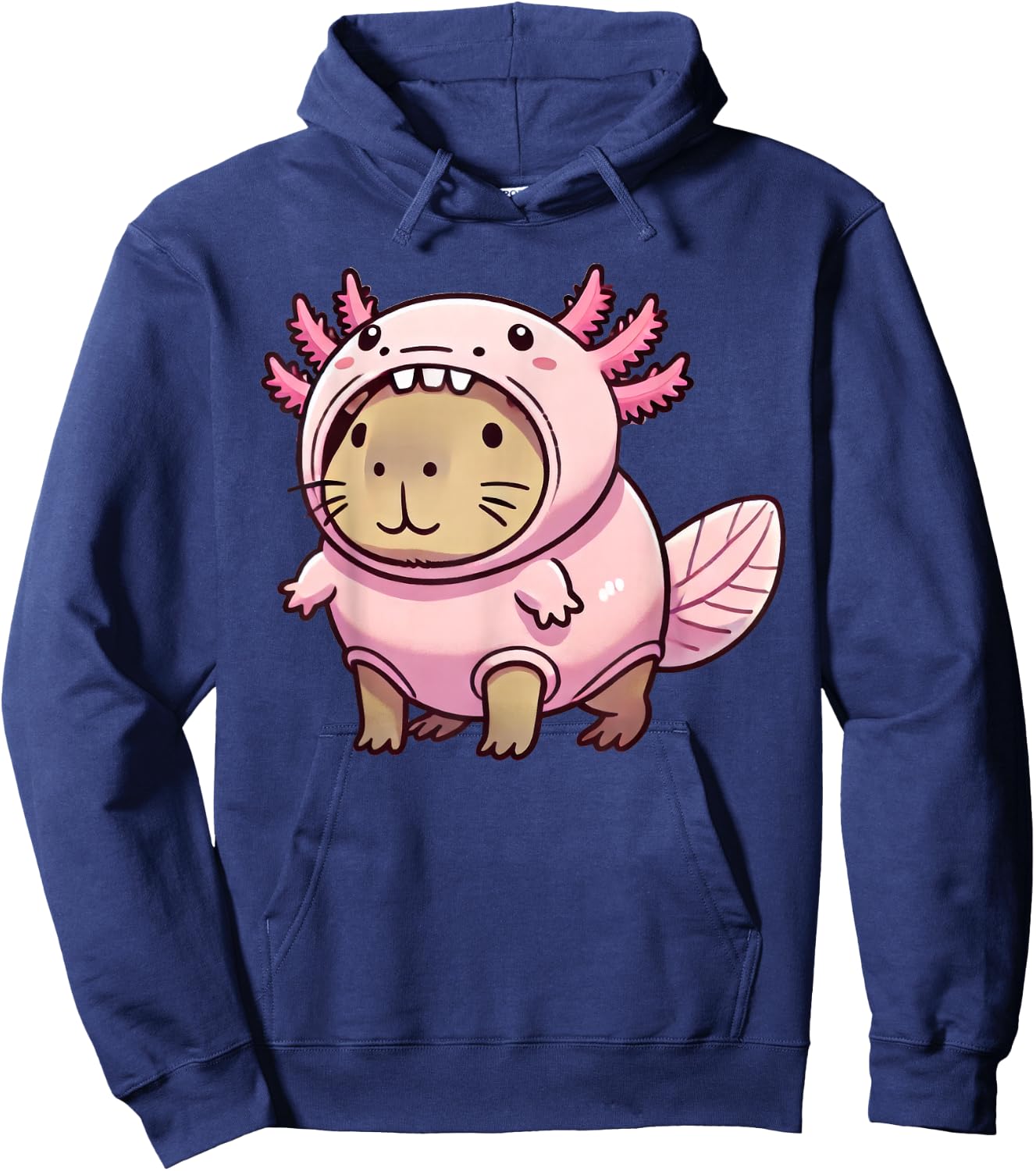 Child Black Small Short Sleeve Hoodie - Hoodie | Navy