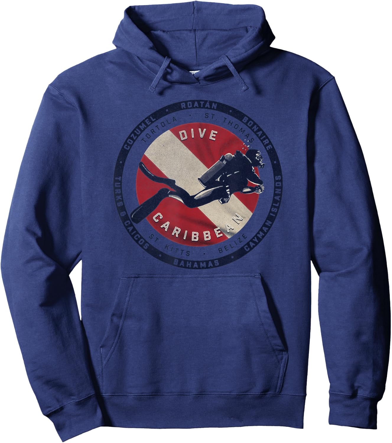 Scuba Dive Caribbean Hoodie - Hoodie | Navy