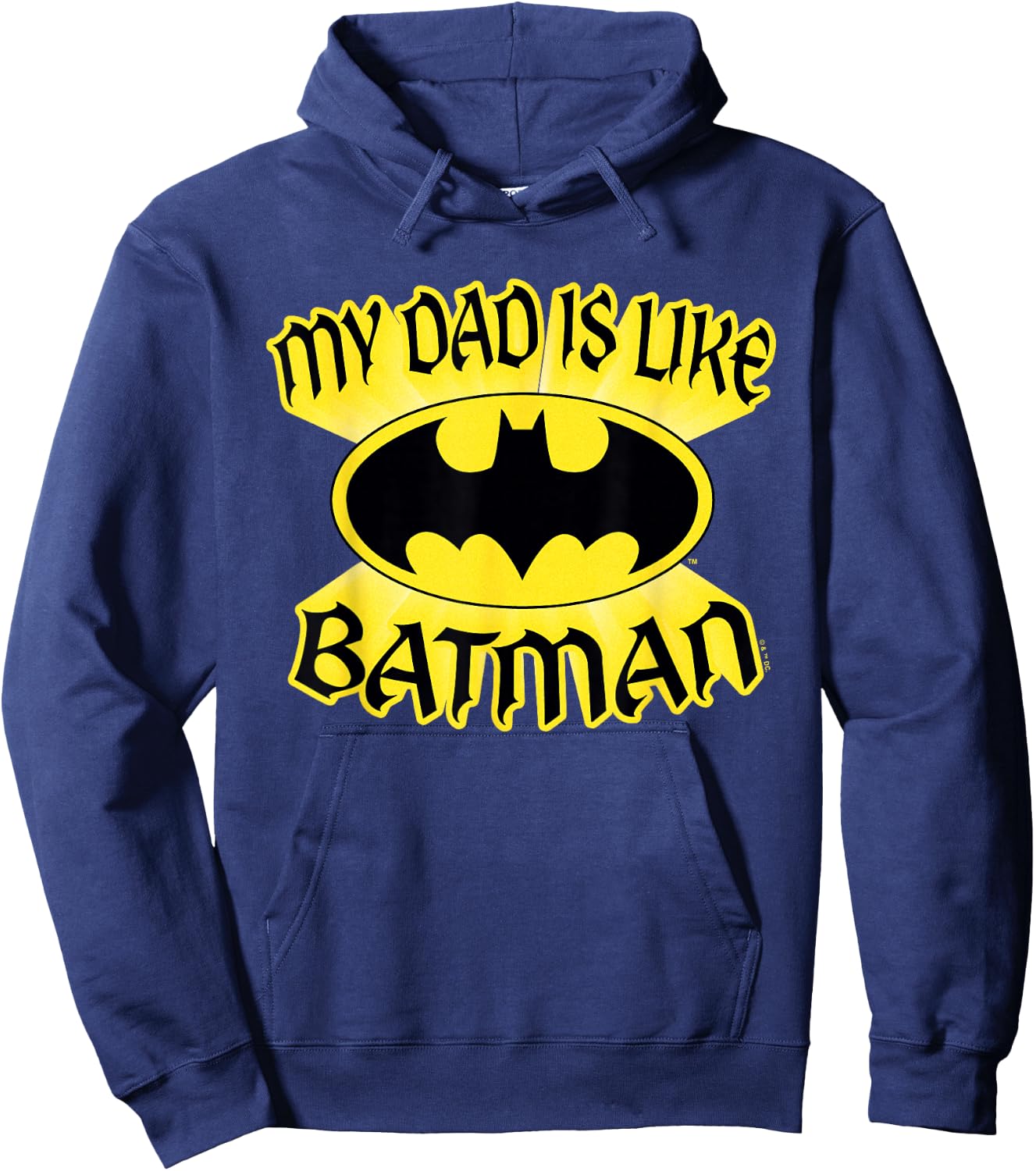 Batman Father's Day My Dad is Batman Hoodie - Hoodie | Navy