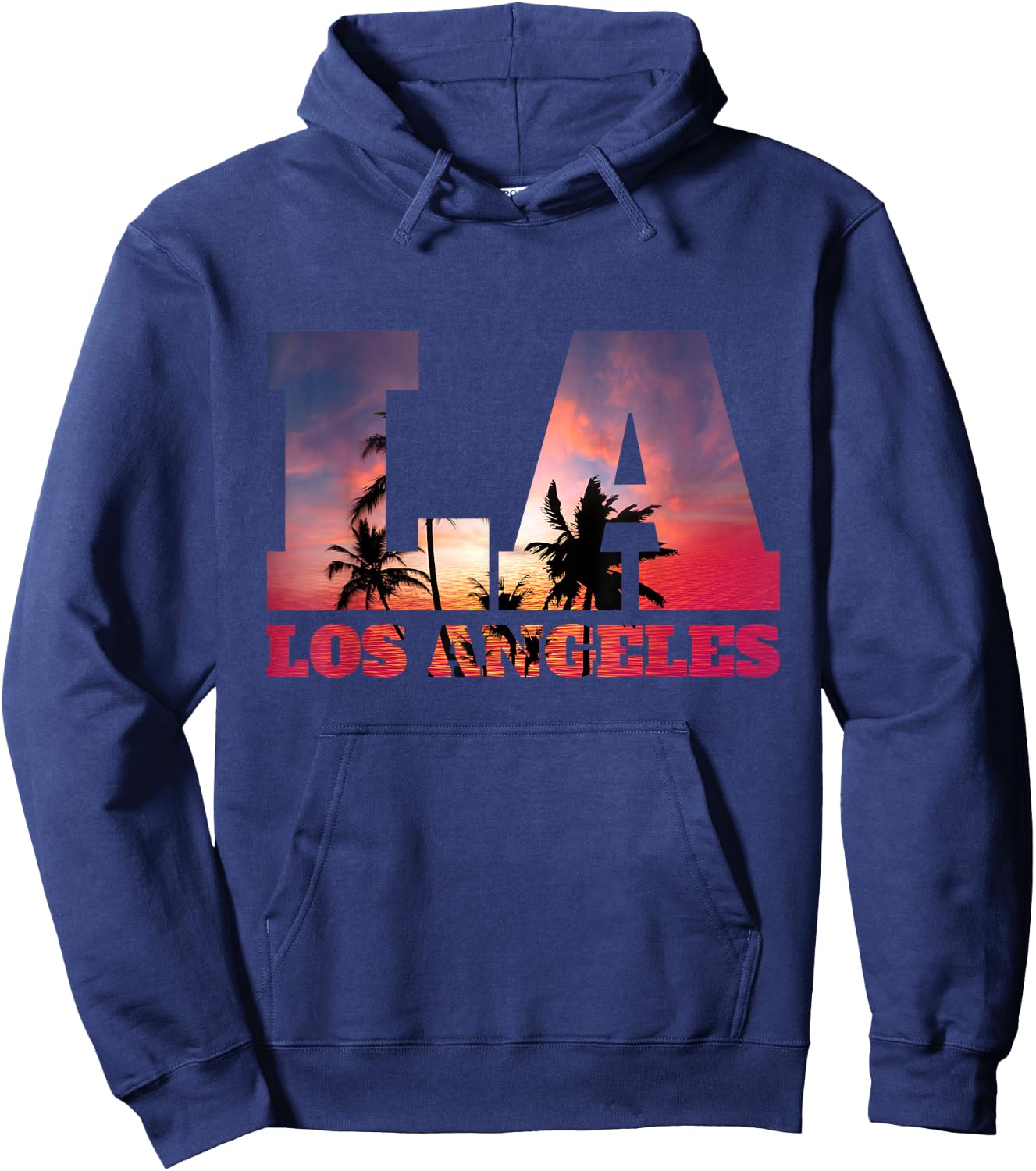 Los Angeles LA California Gift Hoodie - Hoodie | Navy