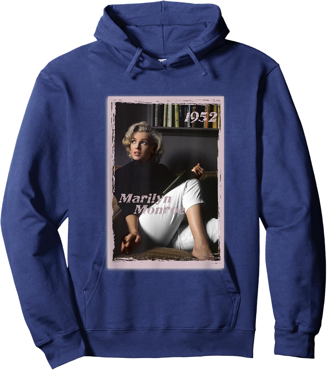 Marilyn Monroe_003 , Black, S Hoodie - Hoodie | Navy