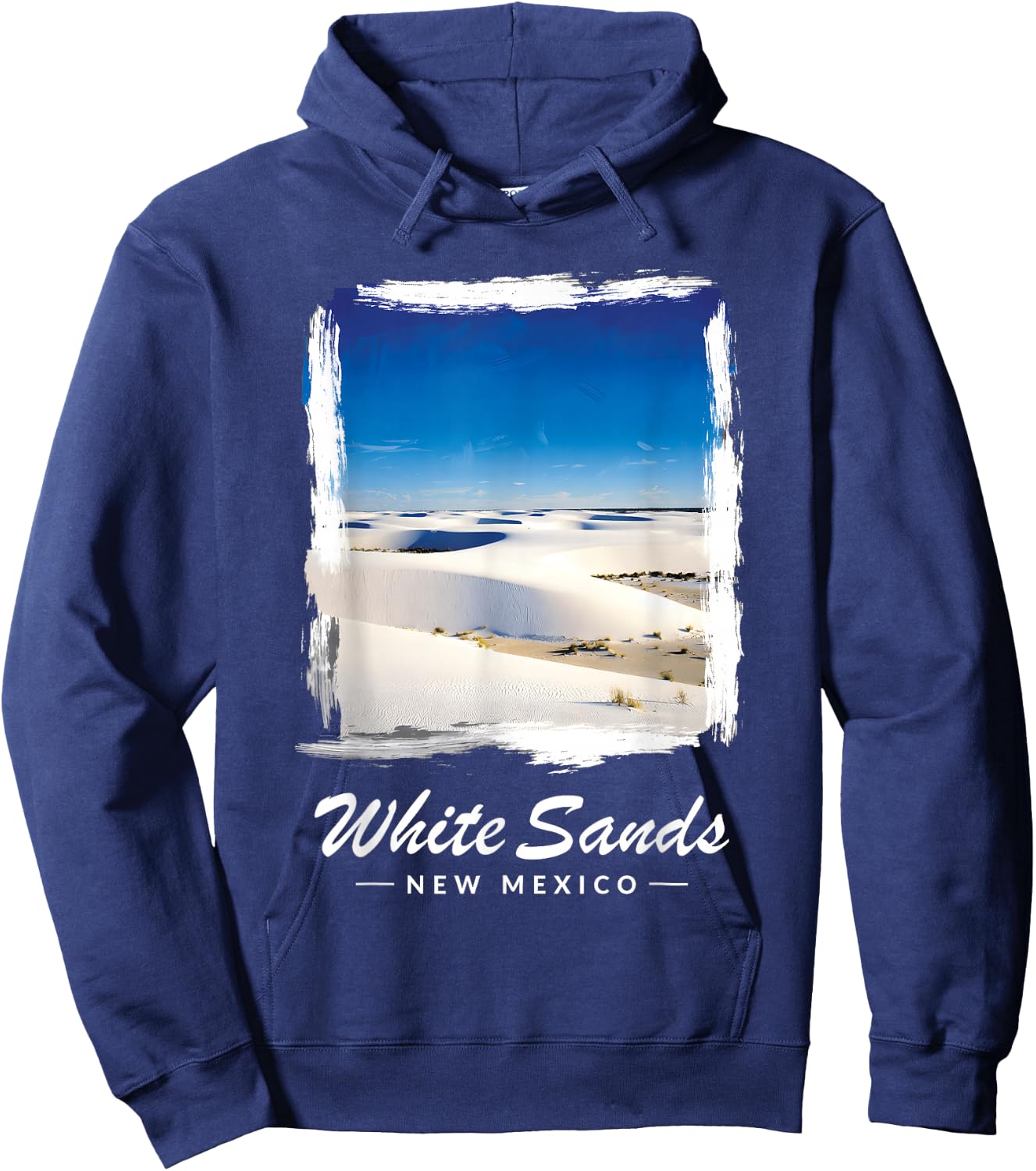 White Sands National Park New Mexico Hoodie - Hoodie | Navy