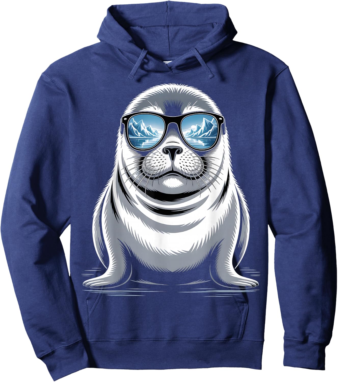 Cool Arctic Seal Hoodie - Hoodie | Navy