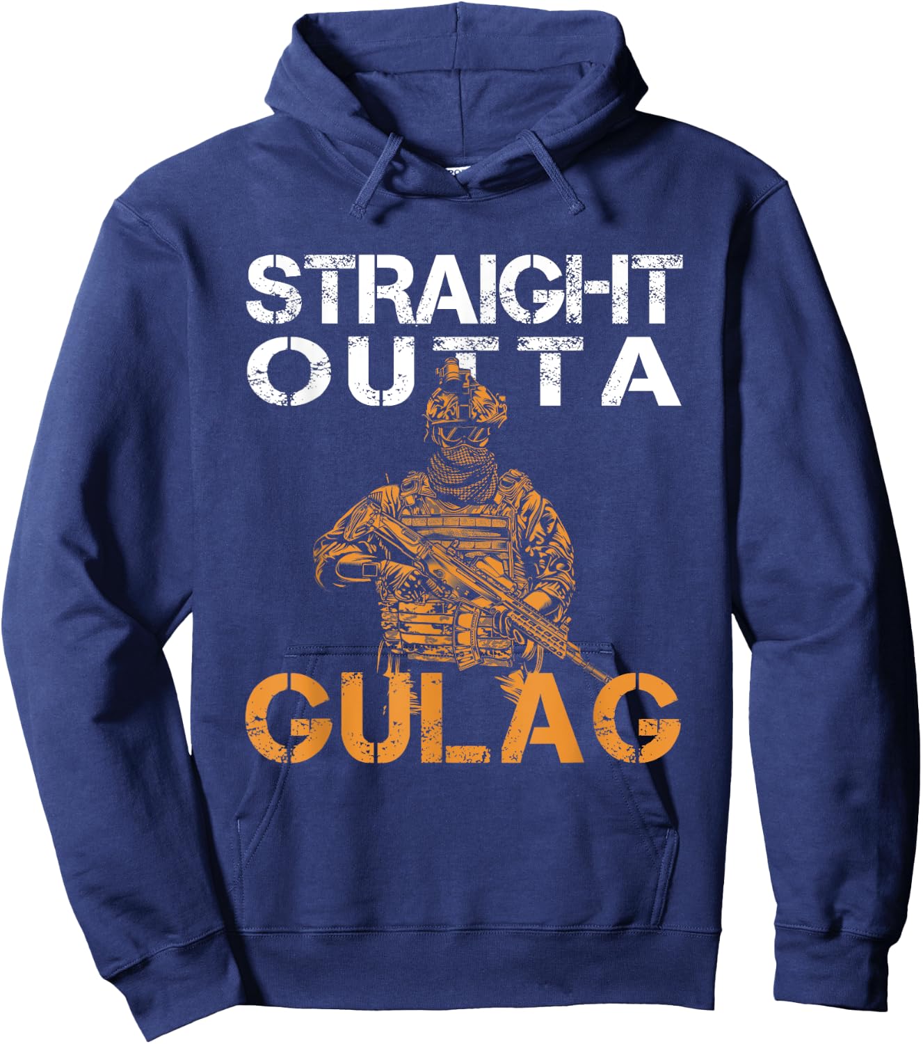 Warzone Verdansk, Straight Outta Gulag Hoodie - Hoodie | Navy