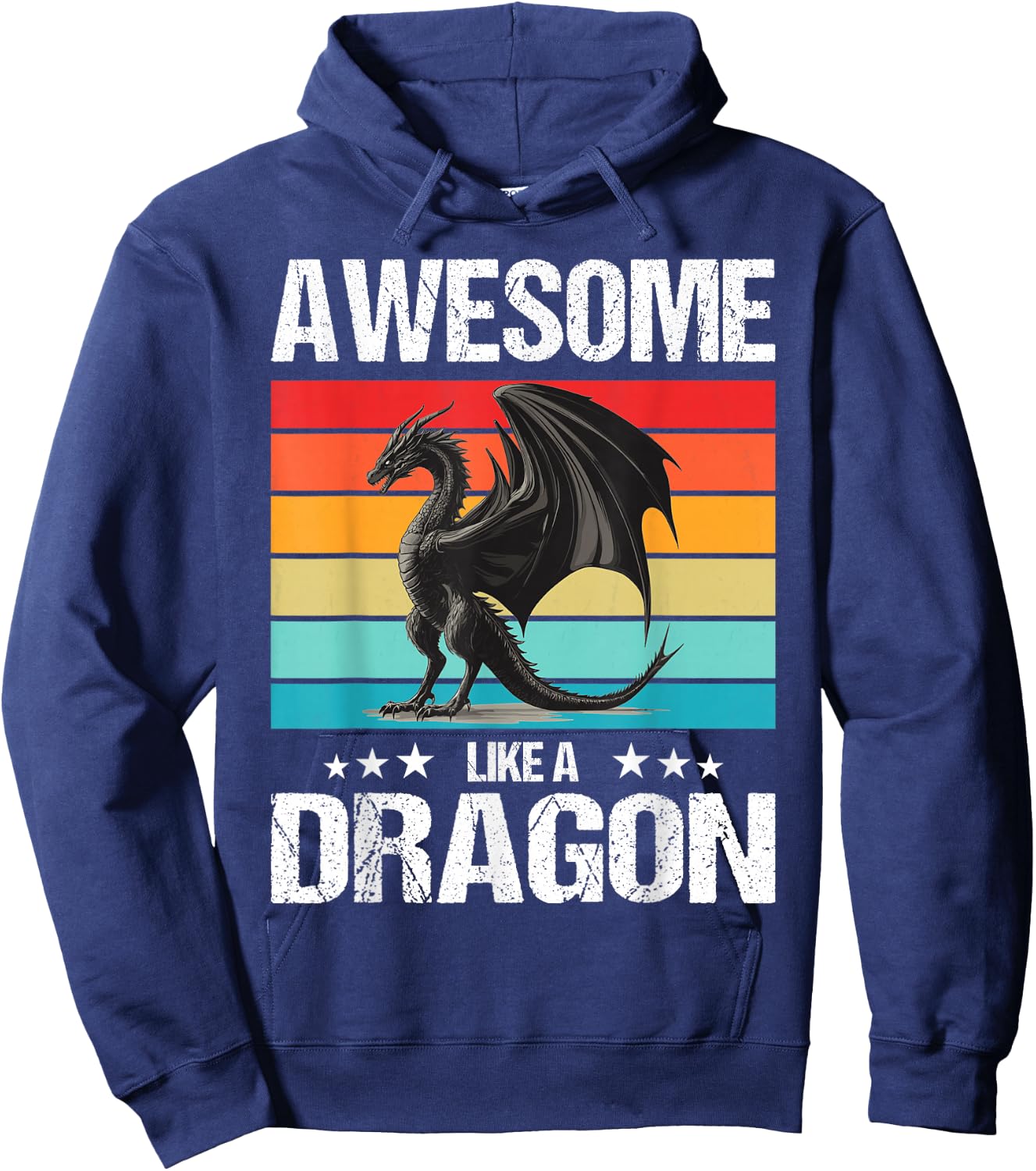 Awesome like a Dragon. Dragons Dragon Hoodie - Hoodie | Navy