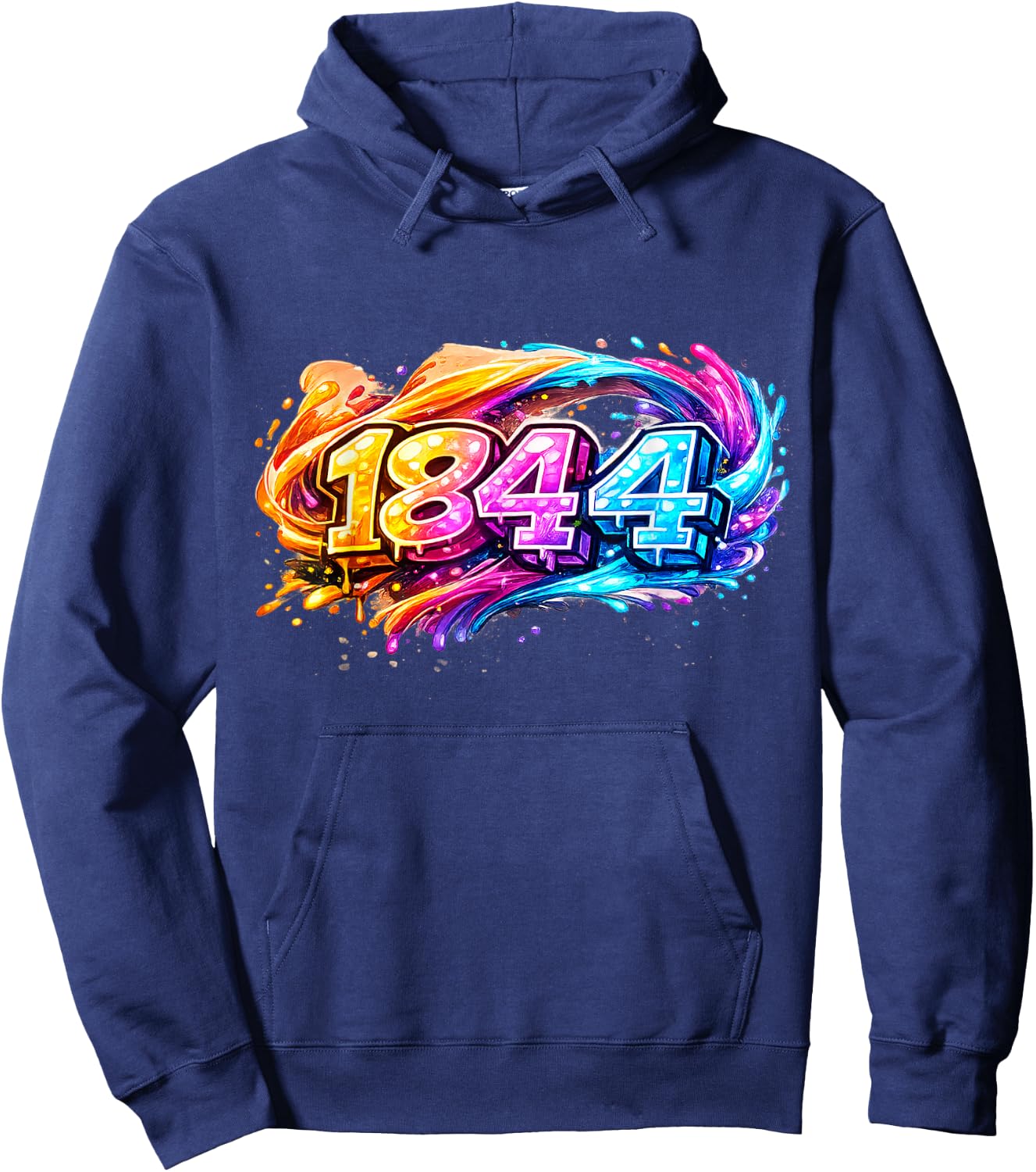 1844 - Spalsh Hoodie - Hoodie | Navy