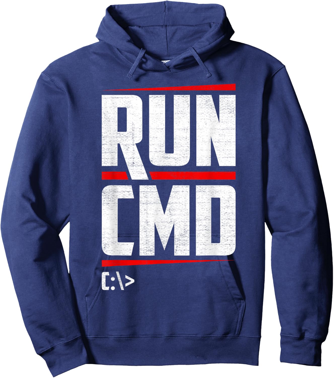 Run CMD Programmierer IT Spezialist Hoodie - Hoodie | Navy