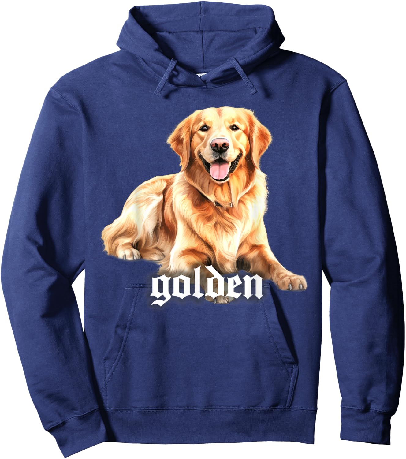 Golden Retriever Hoodie - Hoodie | Navy