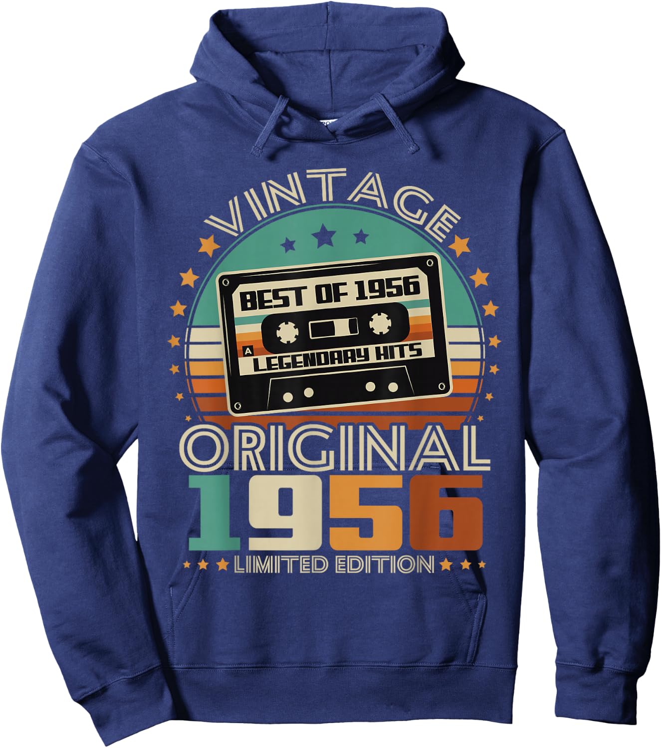 Original 1956 Vintage Birthday 70 Years Women Hoodie - Hoodie | Navy