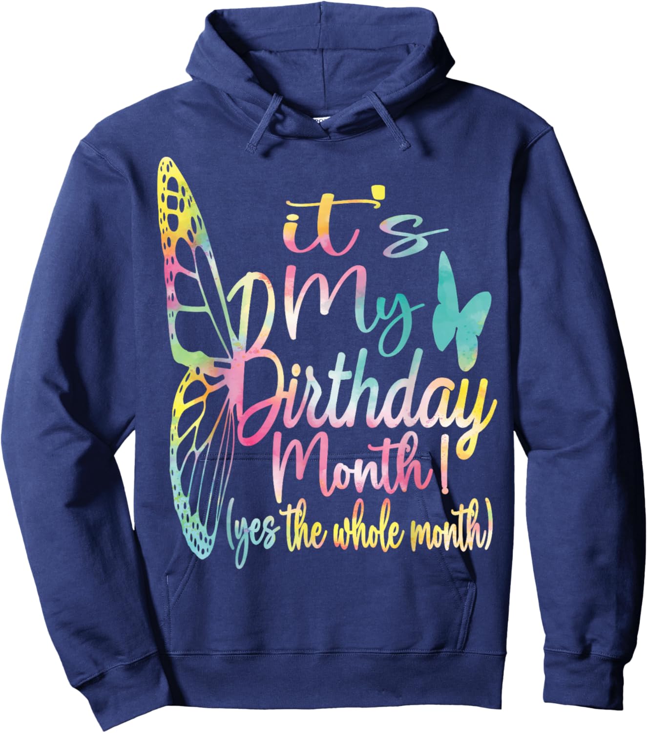 its My Birthday Month, Purple Birthday Shirts Hoodie - Hoodie | Navy