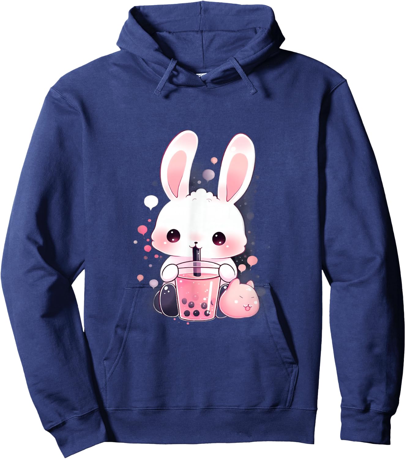 Bunny Boba Tea Bubble Tea Anime Kawaii Hoodie - Hoodie | Navy