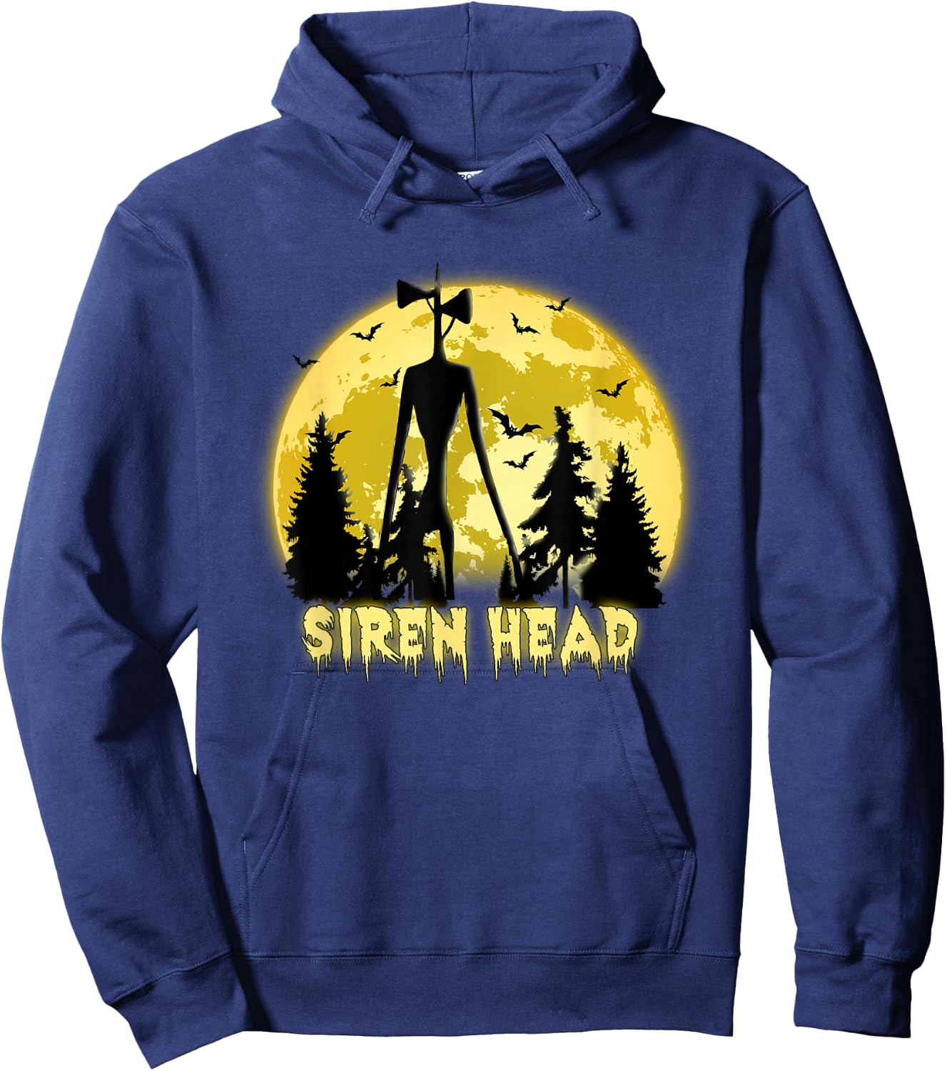 American Cryptid Siren Head , black, s Hoodie - Hoodie | Navy