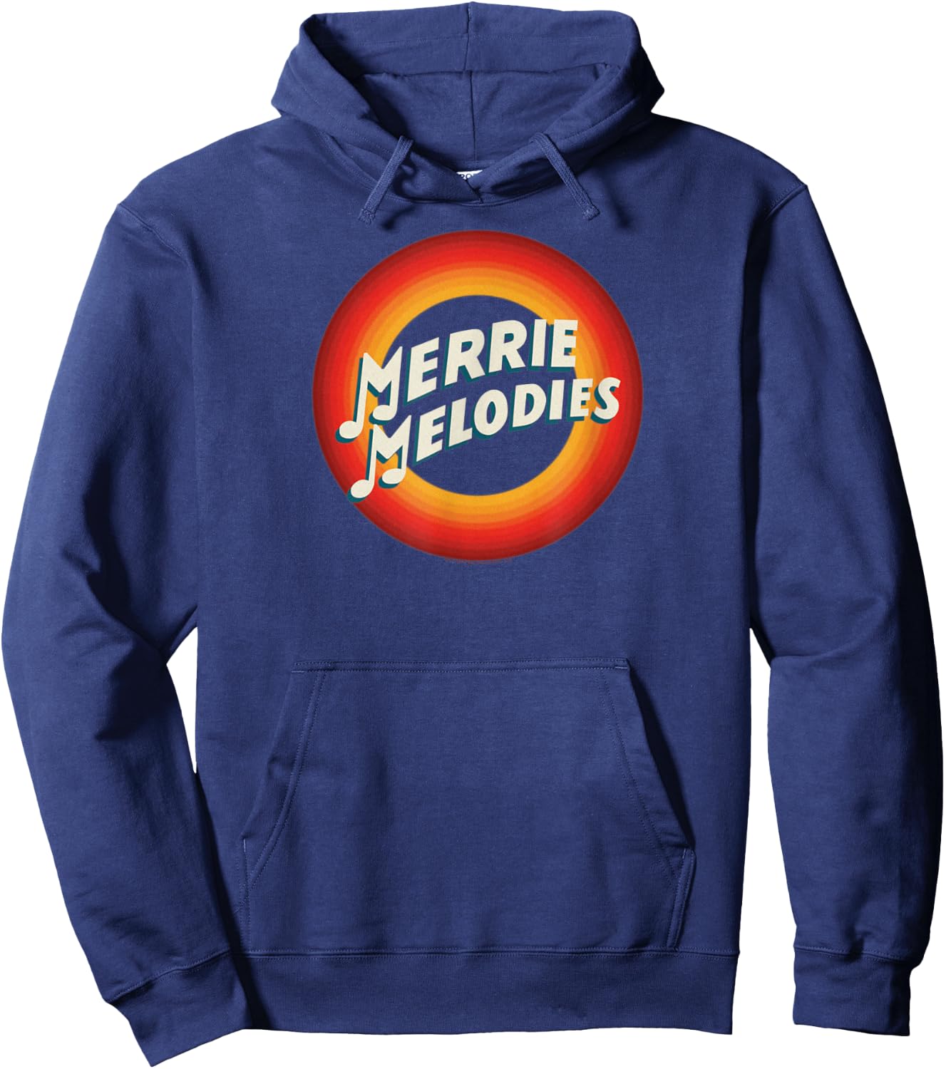 Looney Tunes Merrie Melodies Logo Hoodie - Hoodie | Navy
