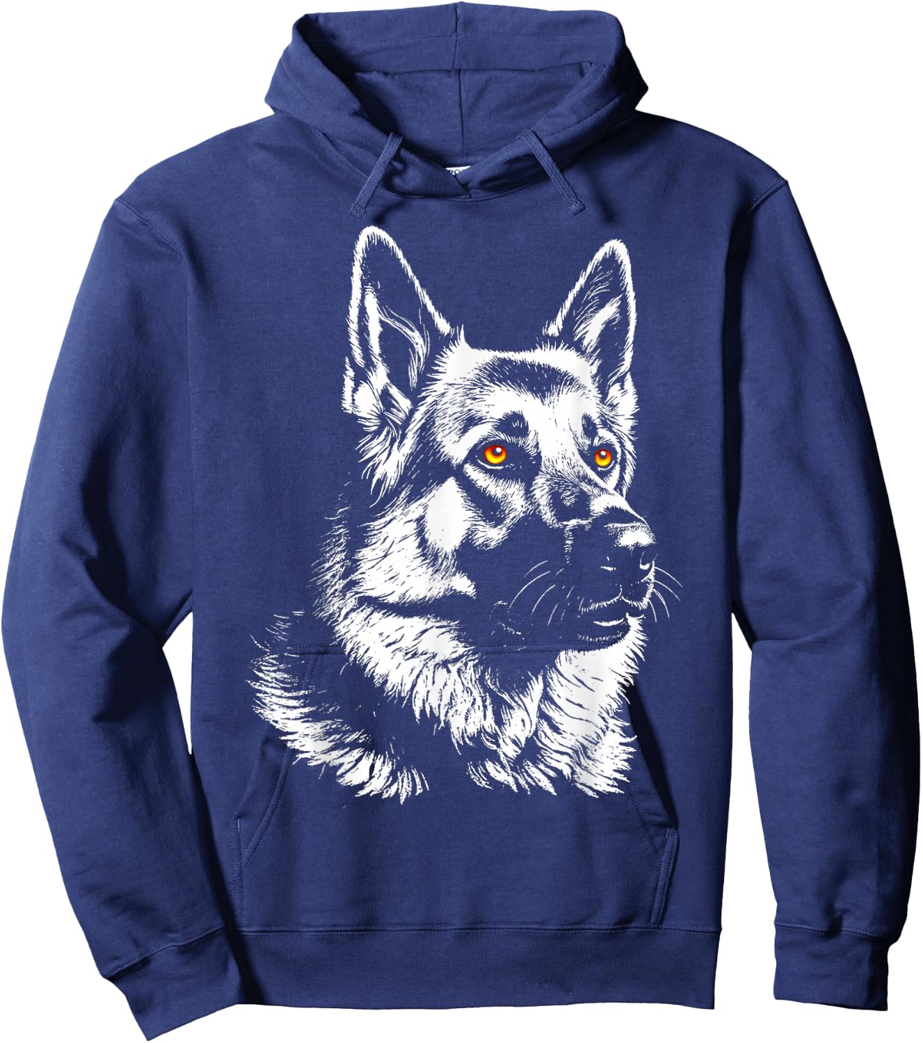 German Shepherd Eyes Hoodie - Hoodie | Navy