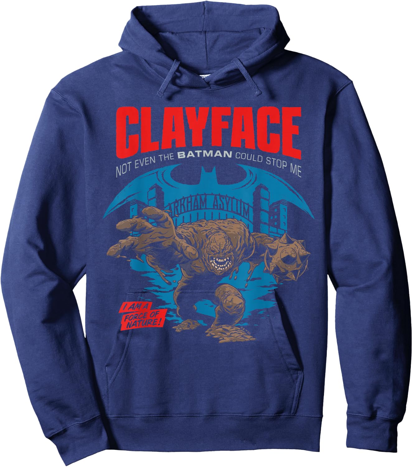 Batman Clayface Arkham Asylum Hoodie - Hoodie | Navy
