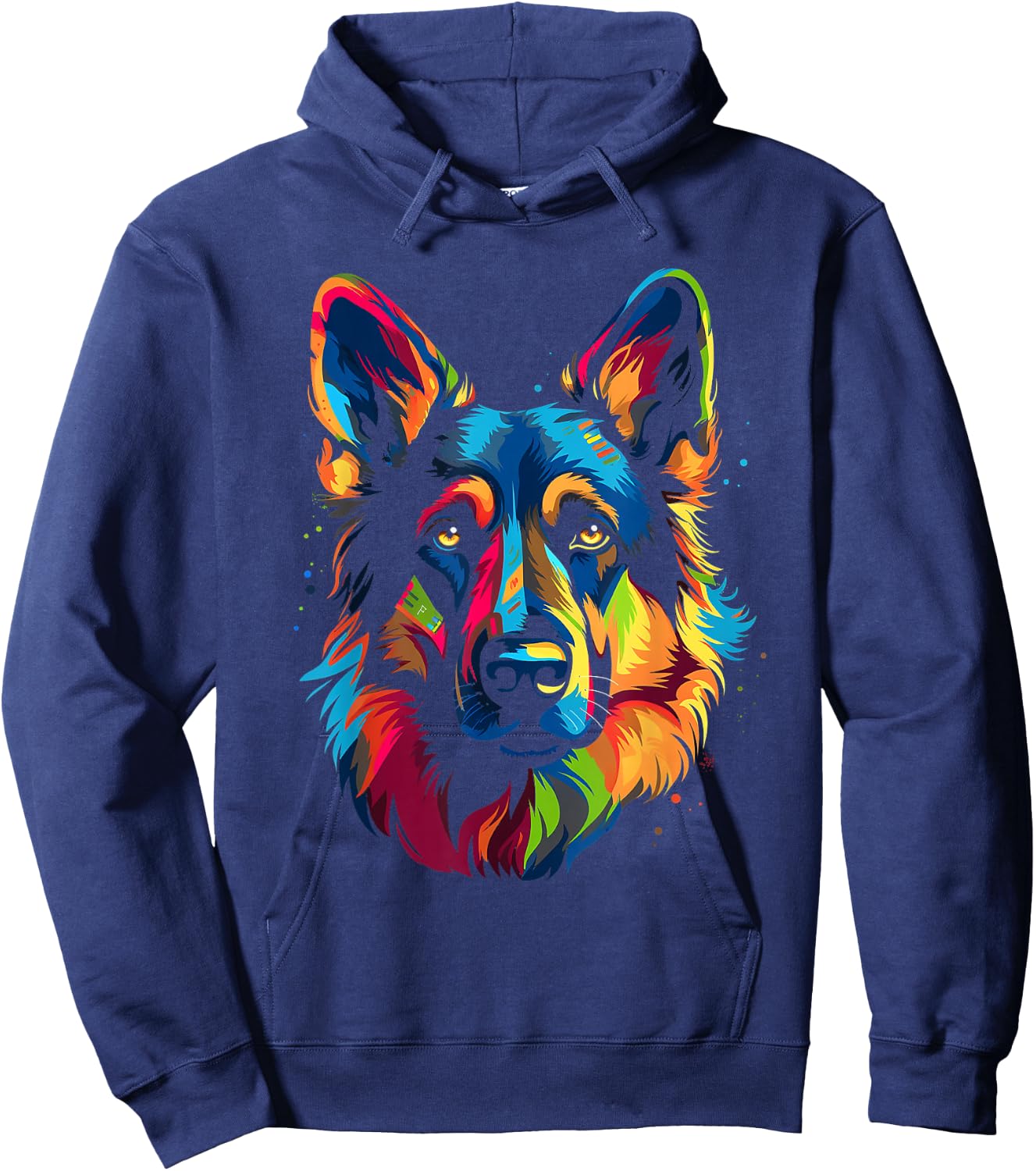 German shepherd dog Hoodie - Hoodie | Navy