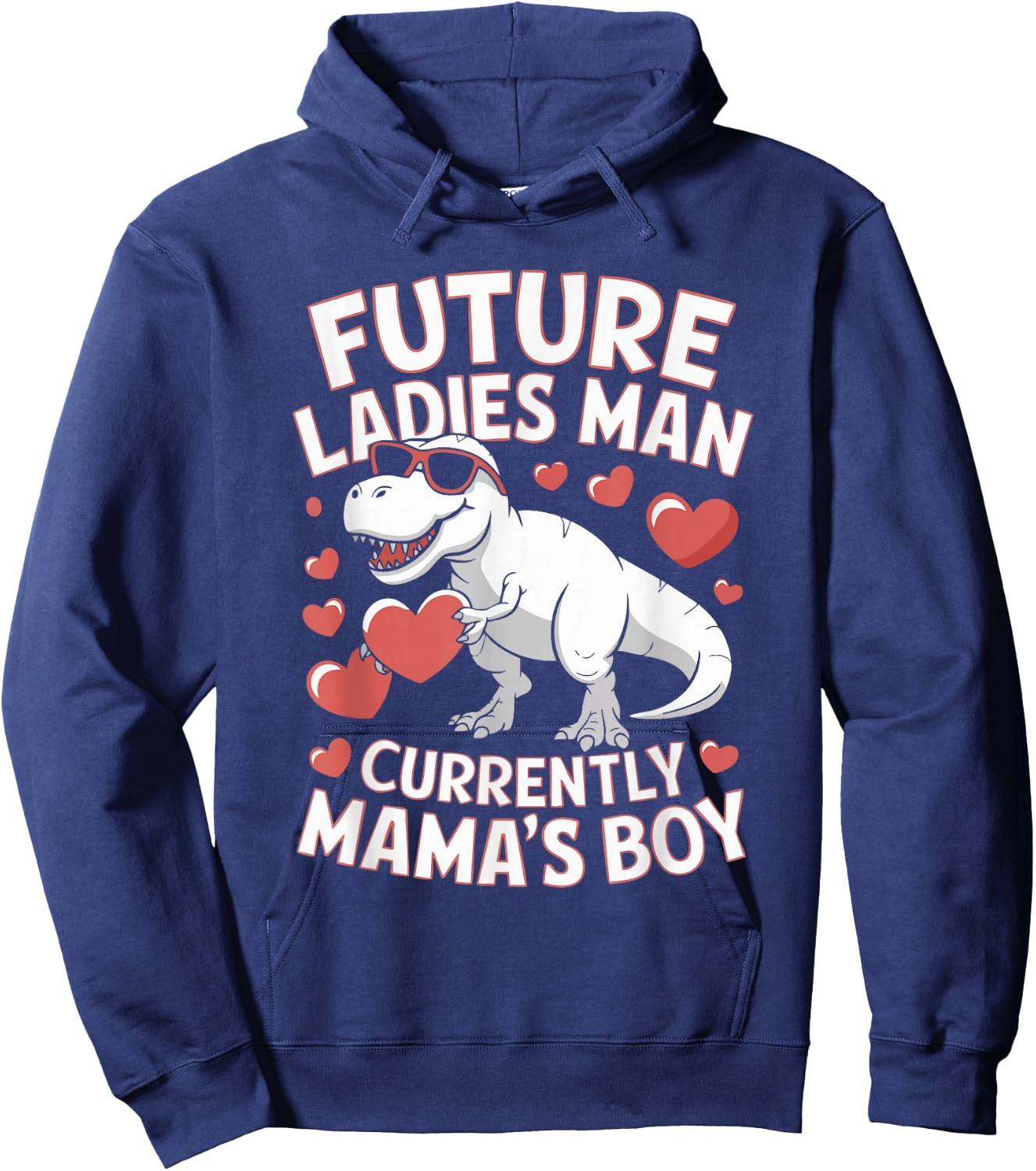 Future Ladies Man Current Mama's Boy Hoodie - Hoodie | Navy