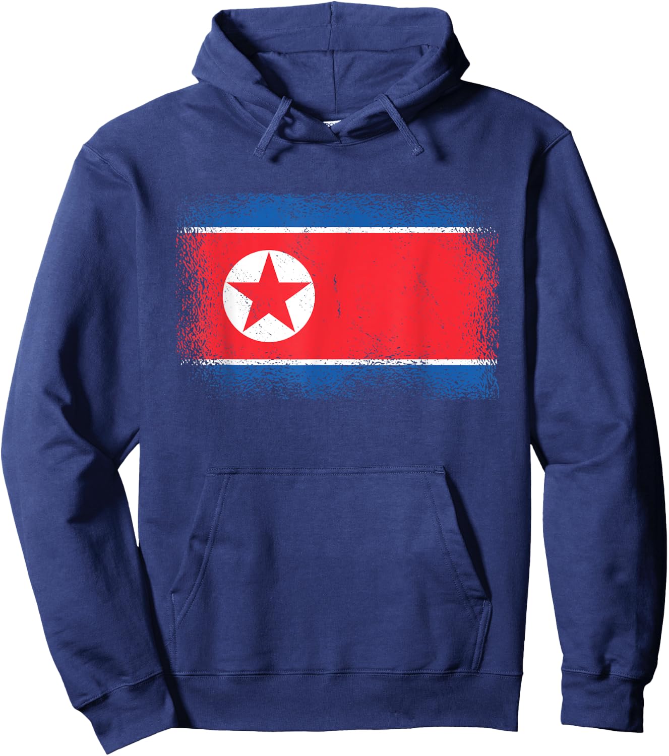 Nordkoreanische Flagge Nordkorea Hoodie - Hoodie | Navy