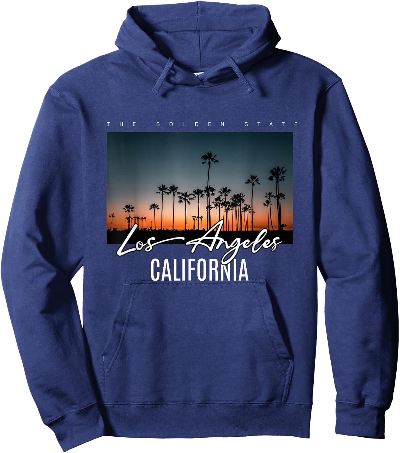 Los Angeles - The Golden State Hoodie - Hoodie | Navy