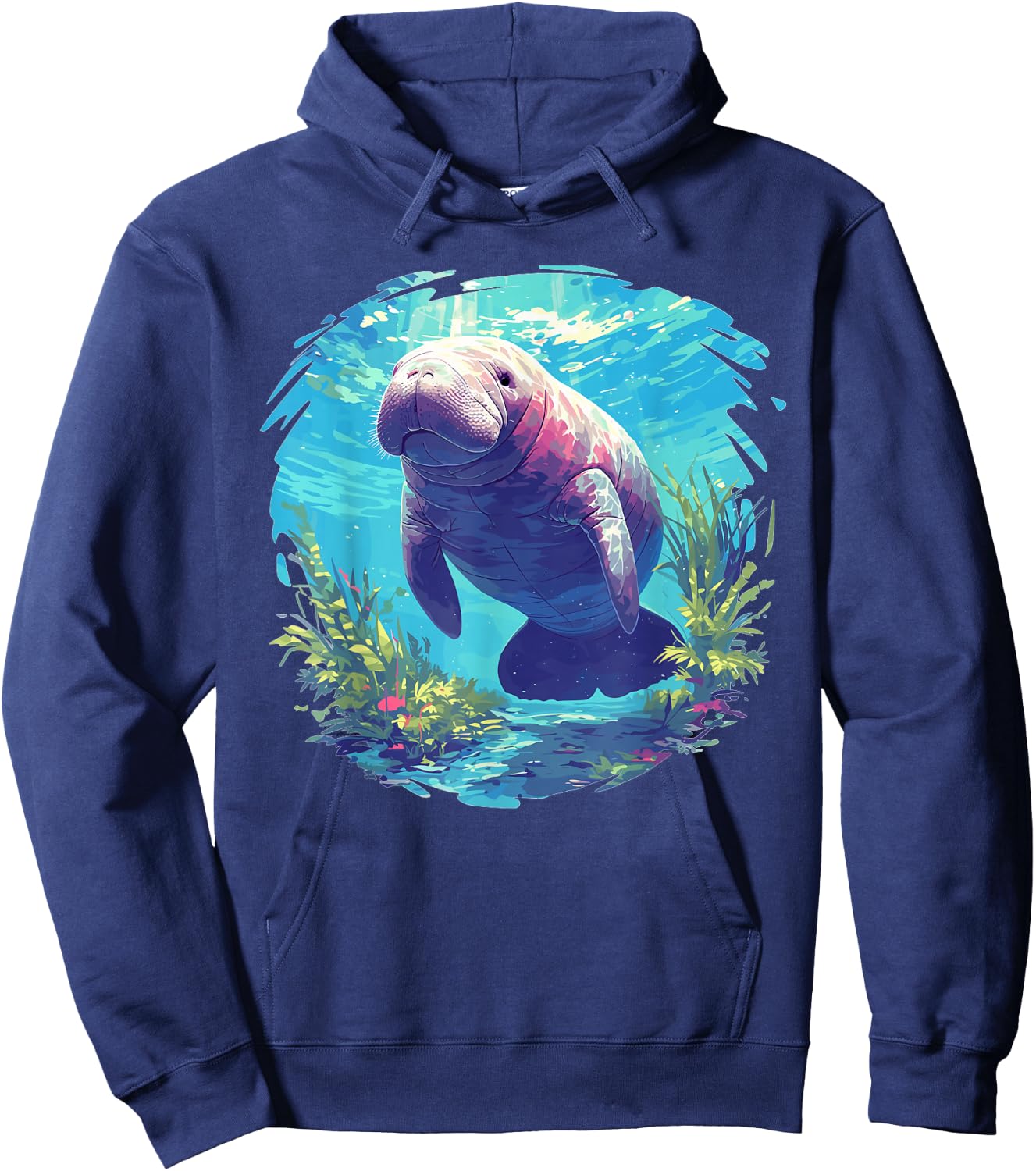 Manatees Manatee Hoodie - Hoodie | Navy