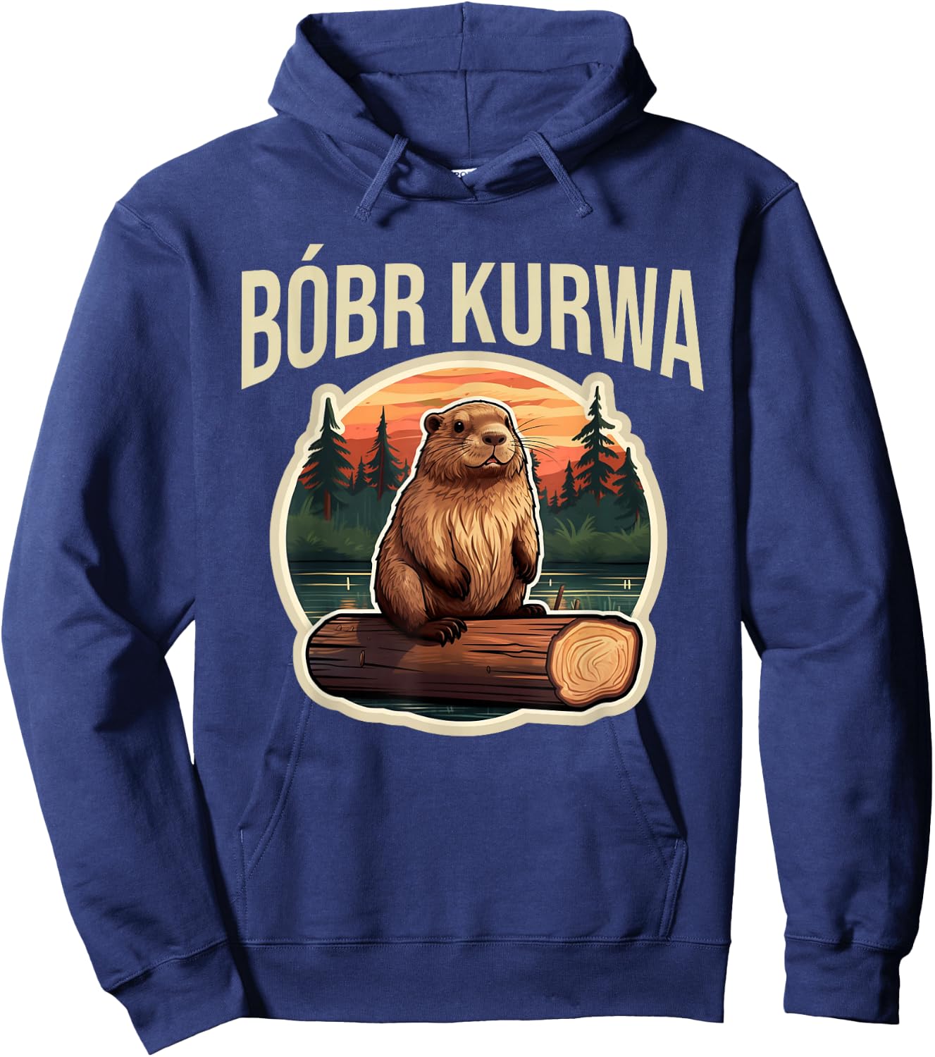 Bobr Kurwa - Bober Bobr Hoodie - Hoodie | Navy