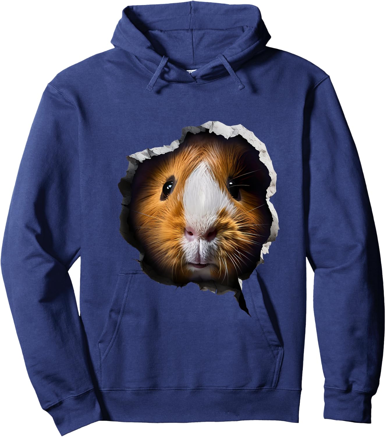 Guinea Pig Face Hoodie - Hoodie | Navy