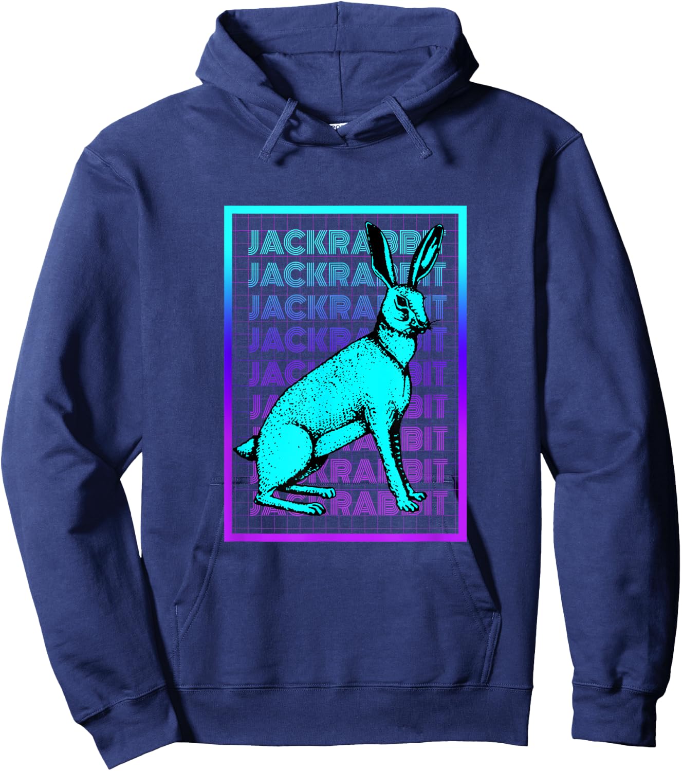 Jackrabbit Vintage Retro Jackrabbit Hoodie - Hoodie | Navy