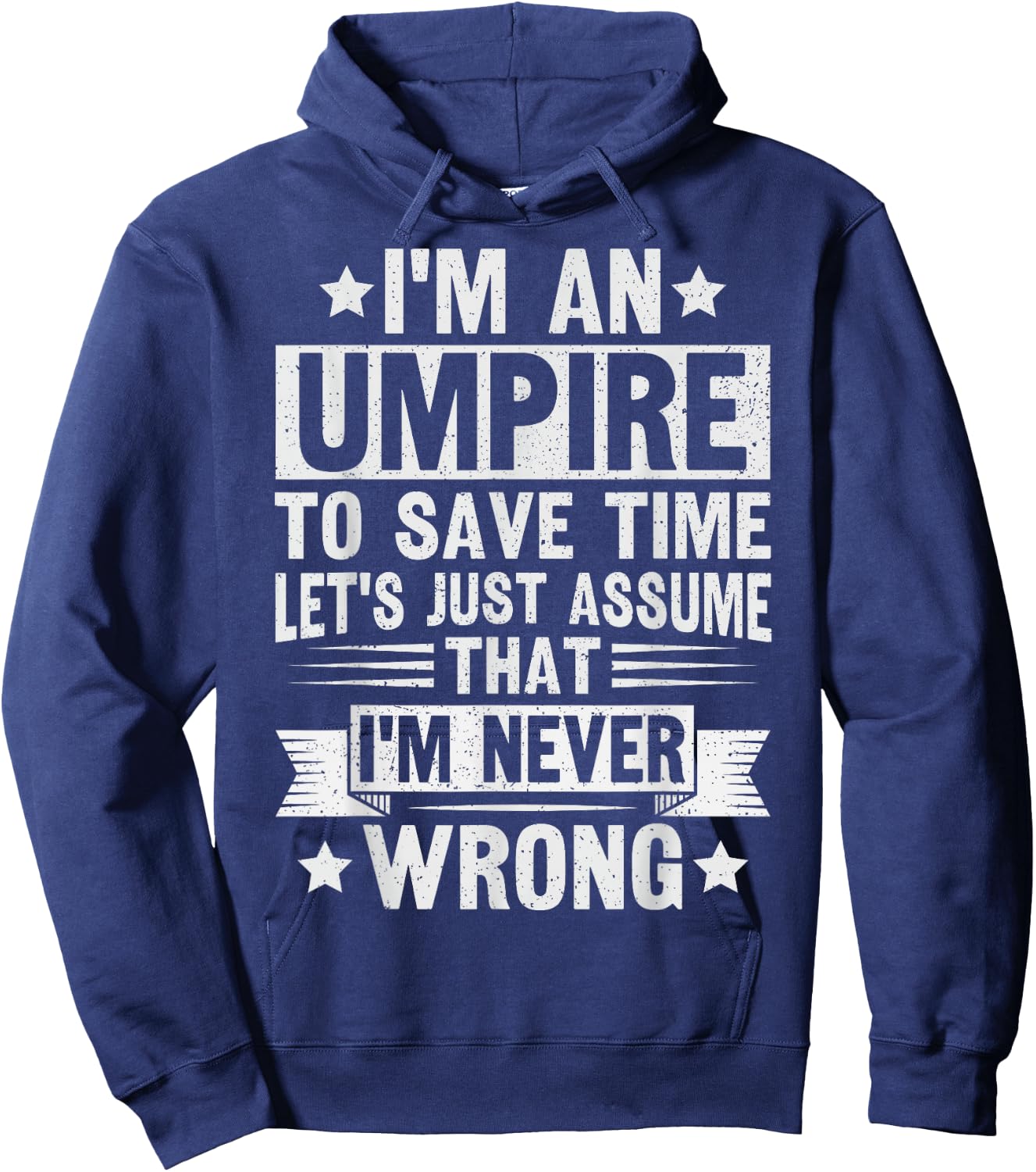 Umpire Funny Basketball Design for an Umpire Hoodie - Hoodie | Navy