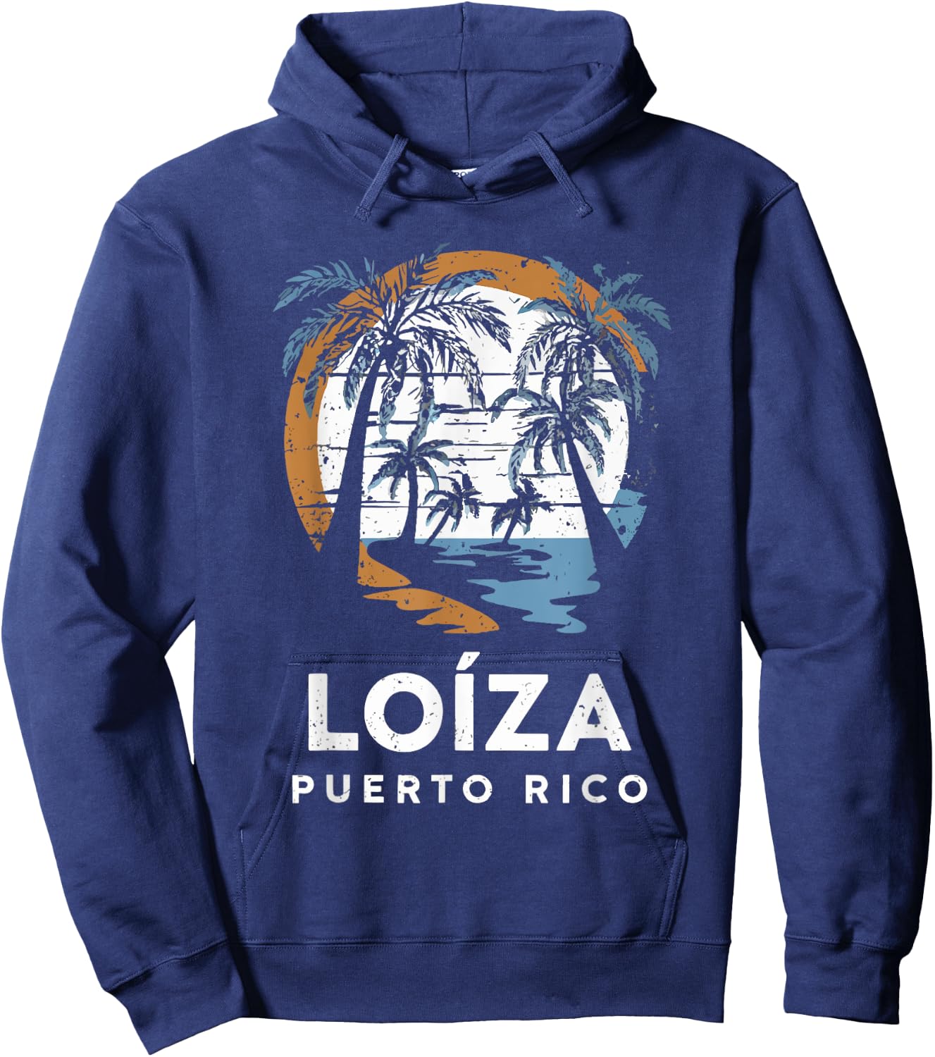 Loíza Puerto Rico Hoodie - Hoodie | Navy