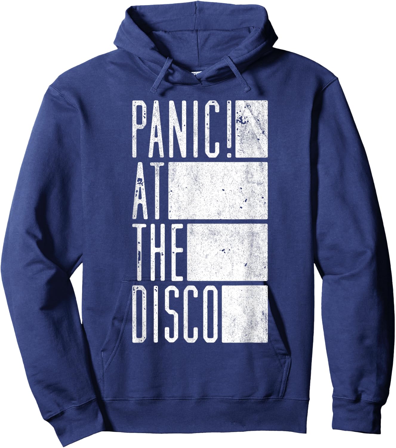 Panic! At The Disco - White Bars Hoodie - Hoodie | Navy