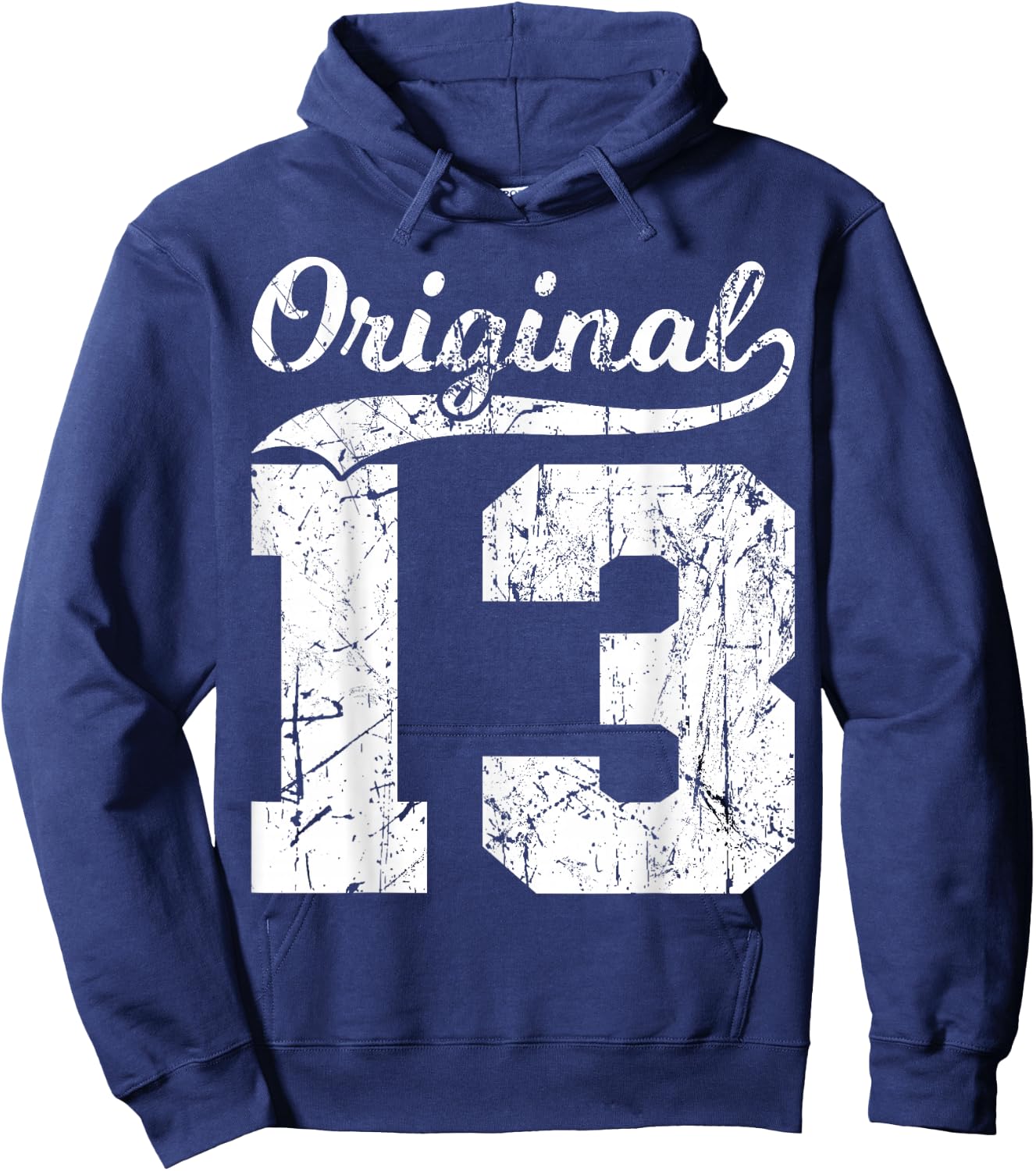 13 Original 11 Years Boy Girl Birthday , black Hoodie - Hoodie | Navy
