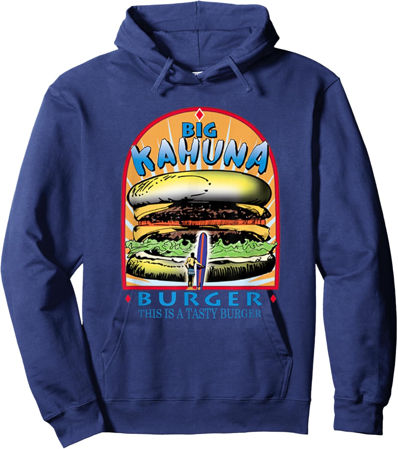 Great Large Kahuna Burger , black Hoodie - Hoodie | Navy