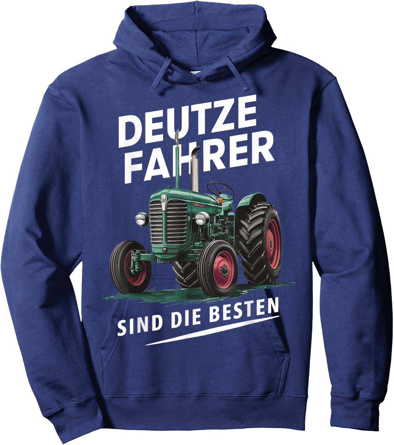 Deutze Fahrer sind die besten , black Hoodie - Hoodie | Navy