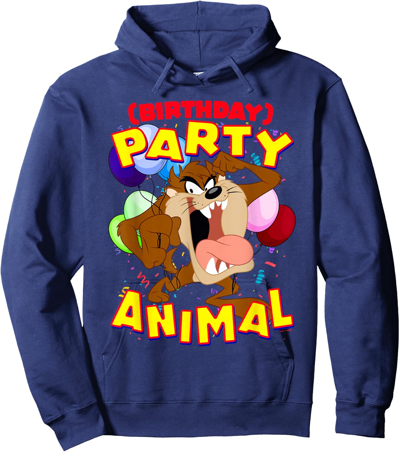 Looney Tunes Taz Birthday Party Animal Hoodie - Hoodie | Navy
