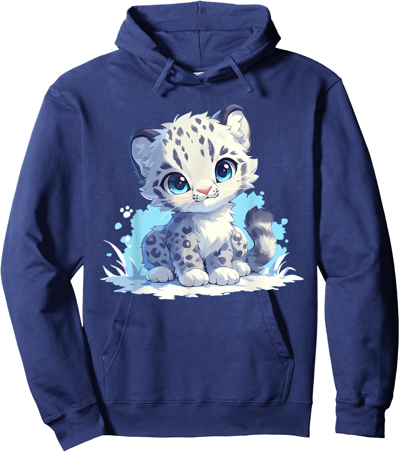 Snow Leopards Lovers Snow Leopard Hoodie - Hoodie | Navy