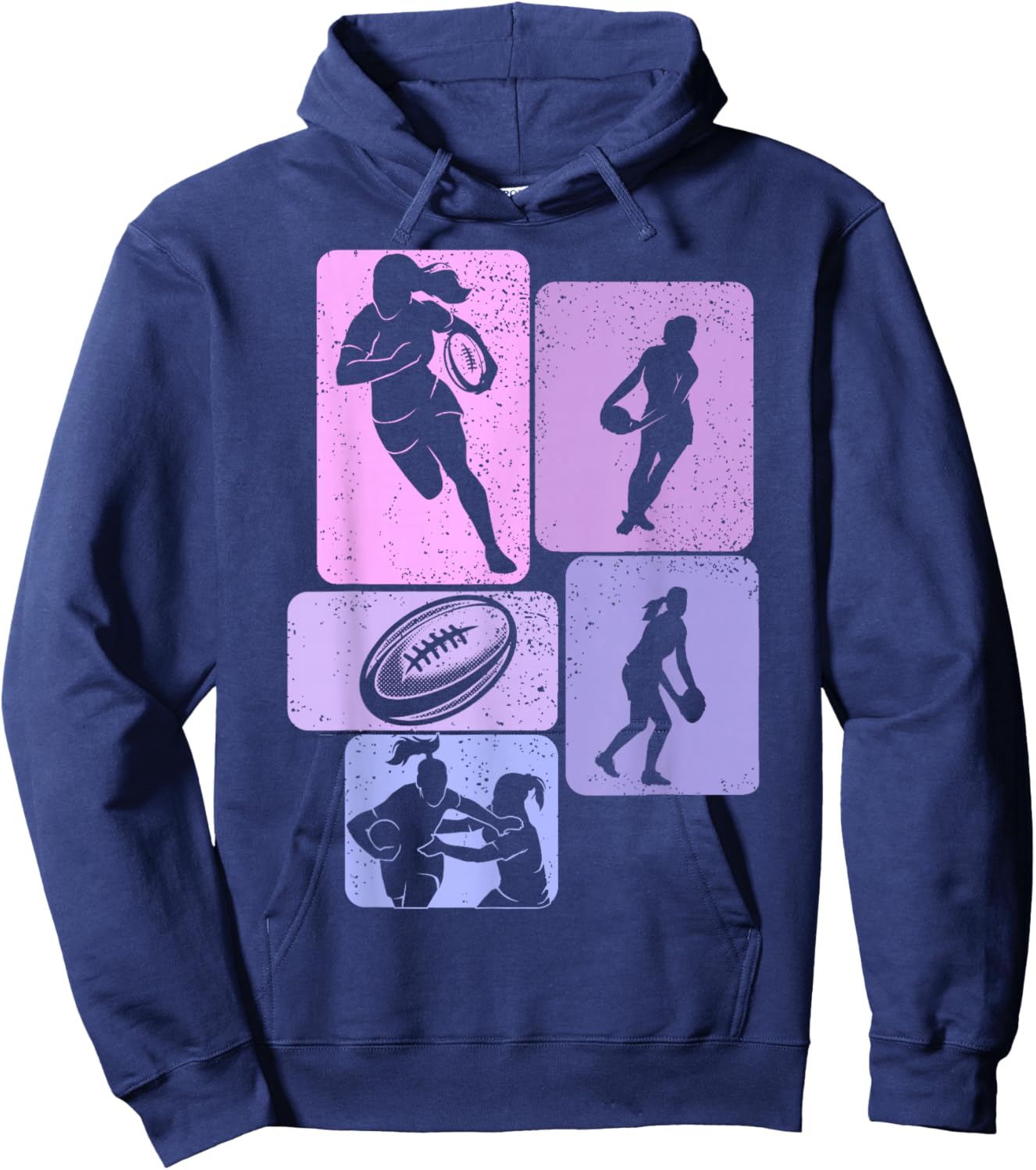 Rugby Girl Women's , Black, S Hoodie - Hoodie | Navy