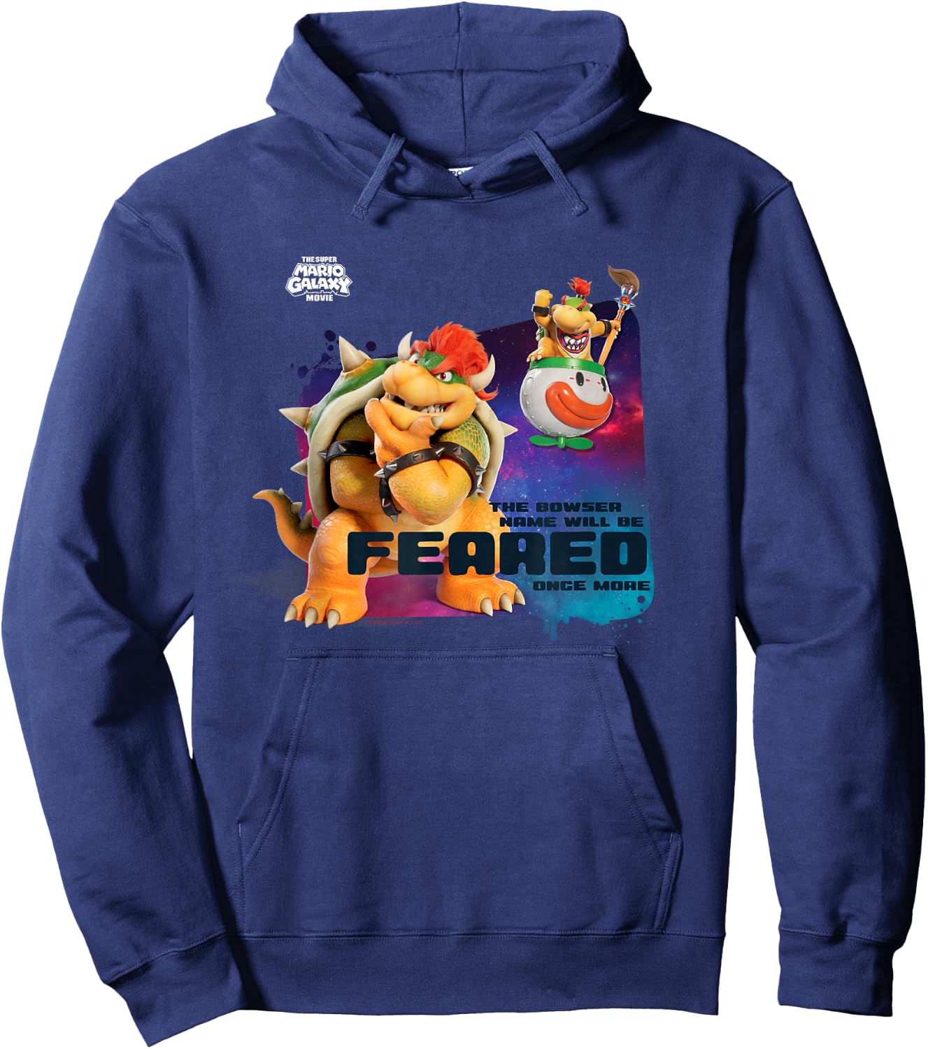 The Super Mario Galaxy Movie Bowser Feared Hoodie - Hoodie | Navy