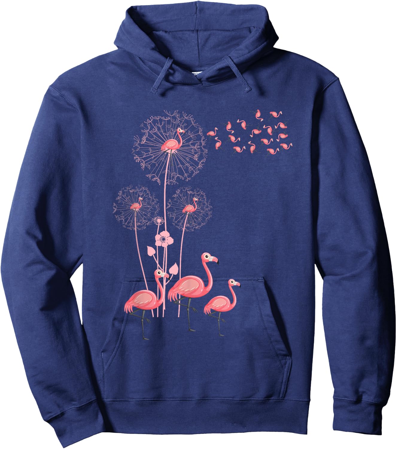 Dandelion Flamingo Flamingo Dandelion Hoodie - Hoodie | Navy
