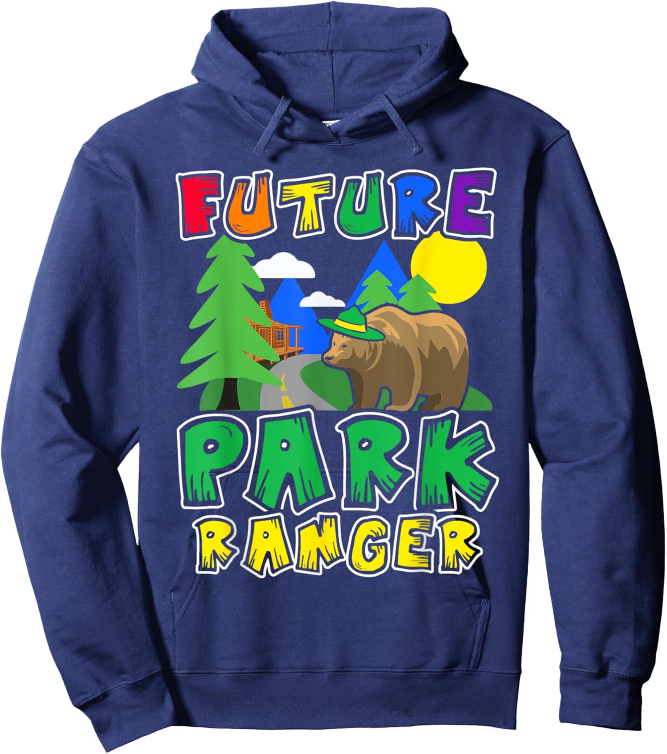 Future Park Ranger Kid's Hoodie - Hoodie | Navy