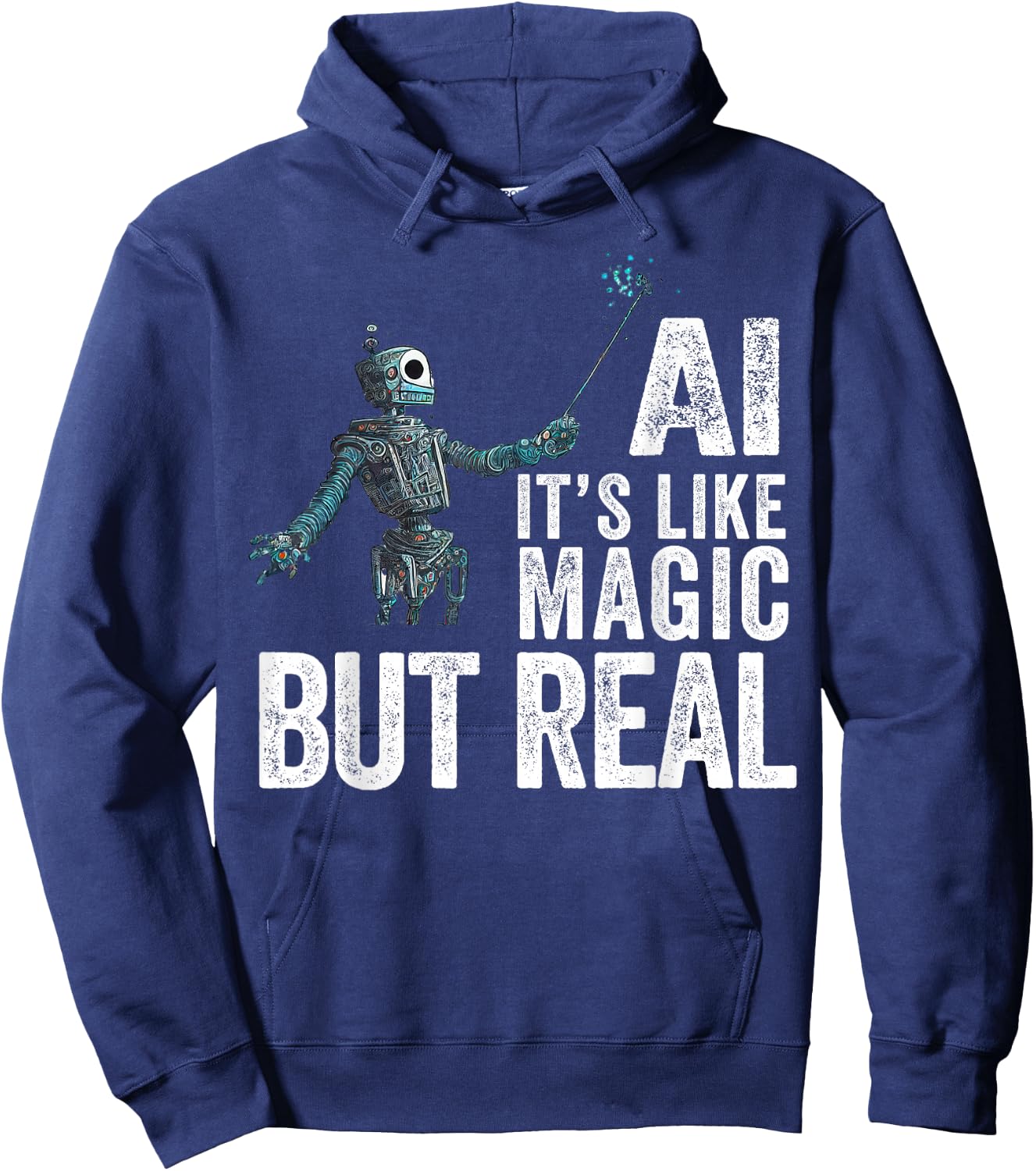 Artificial Intelligence Robot - Funny AI Hoodie - Hoodie | Navy