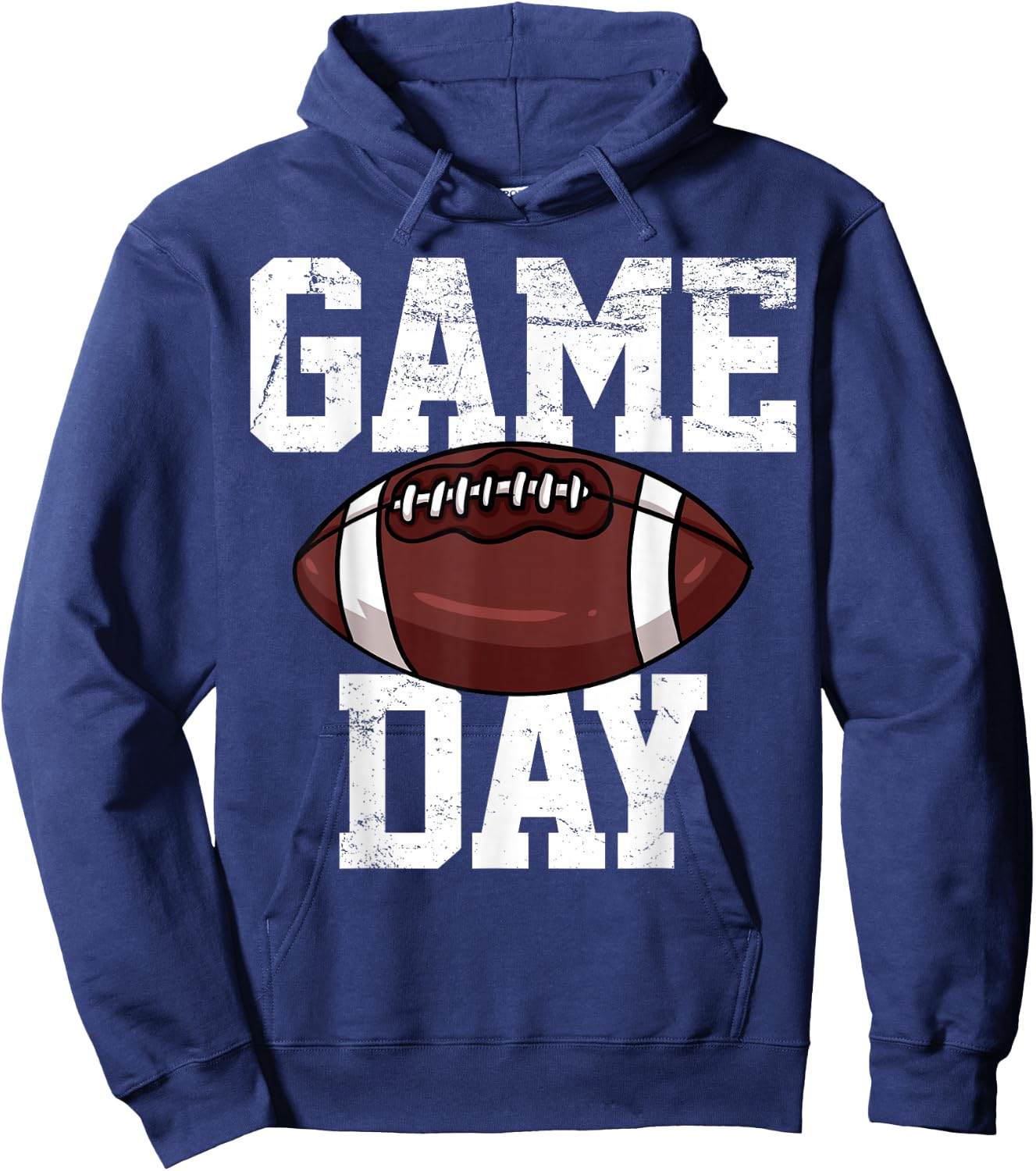 Football Player Vintage Hoodie - Hoodie | Navy