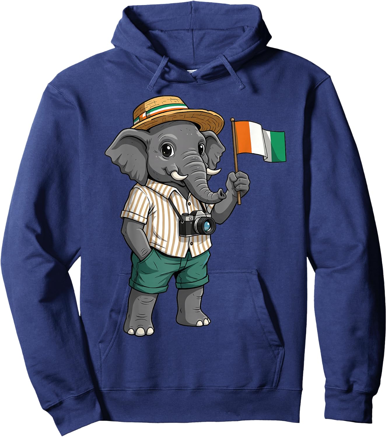 Ivory Coast Flag Cote D'Ivoire Ivorian Roots Hoodie - Hoodie | Navy