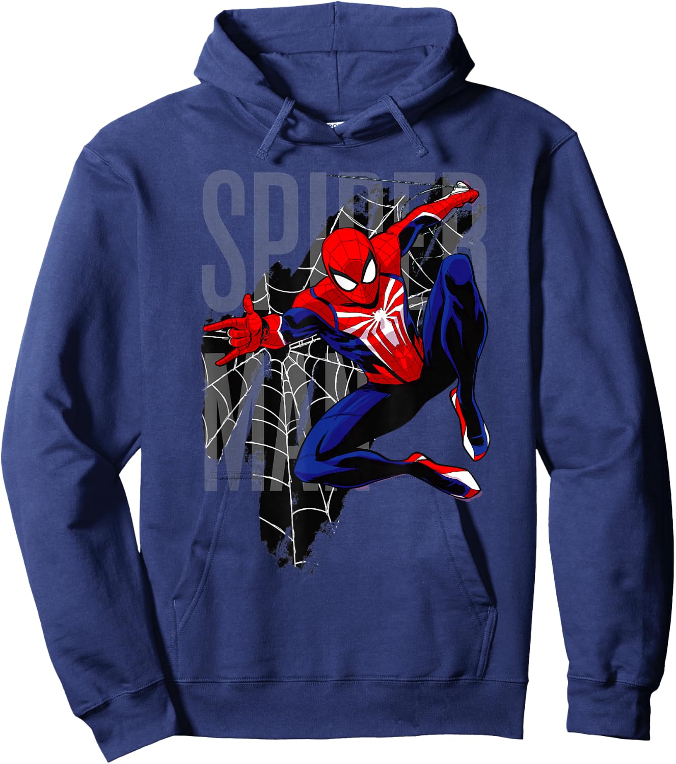 Marvel Spider-Man 2 Gamerverse Web Swing , blue Hoodie - Hoodie | Navy