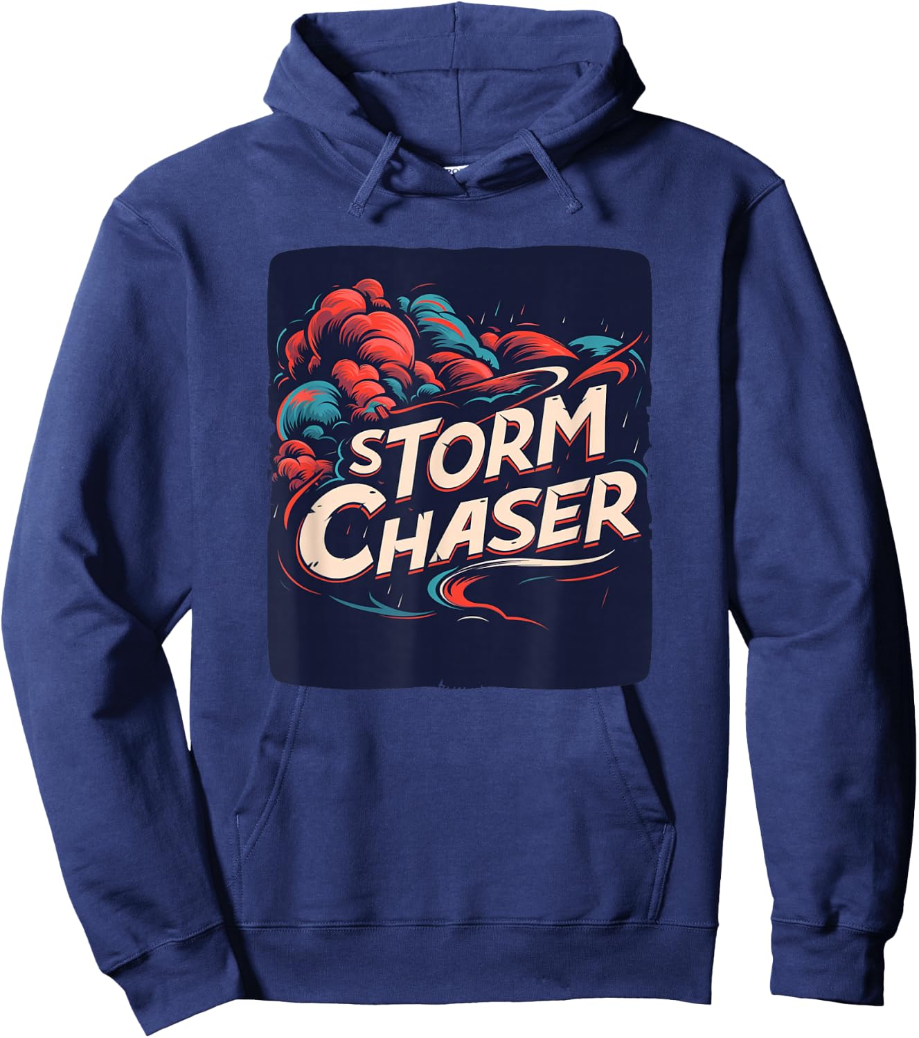 Storm Chaser with colorful Clouds Costume Hoodie - Hoodie | Navy