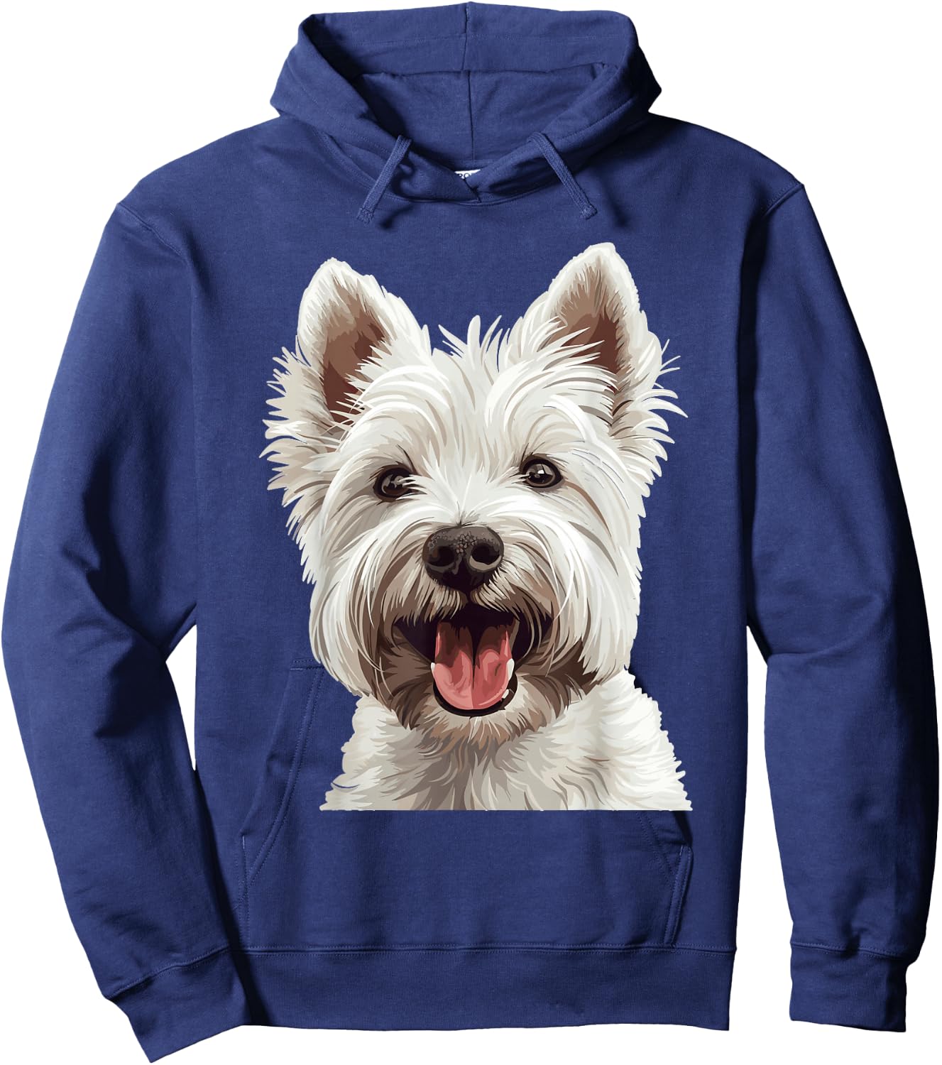 West Highland White Terrier Dog Breed Westie Hoodie - Hoodie | Navy