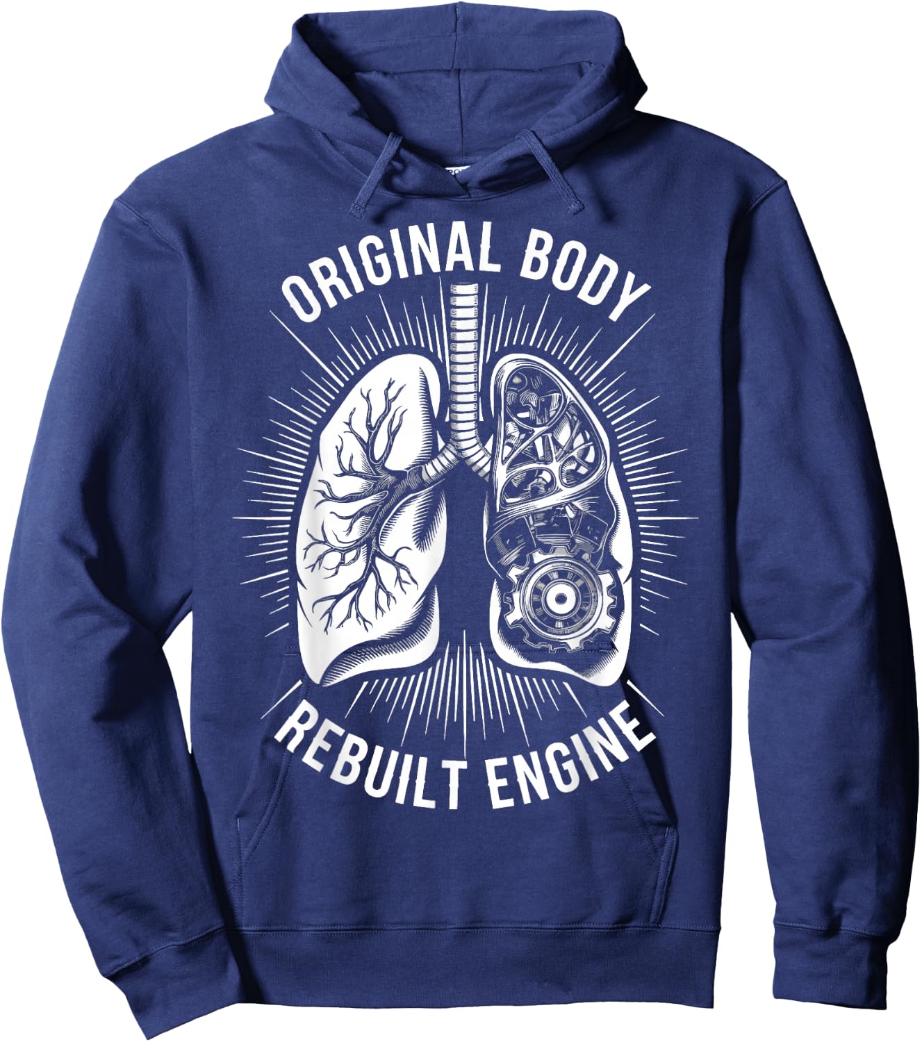 Original Body Rebuilt Engine Hoodie - Hoodie | Navy