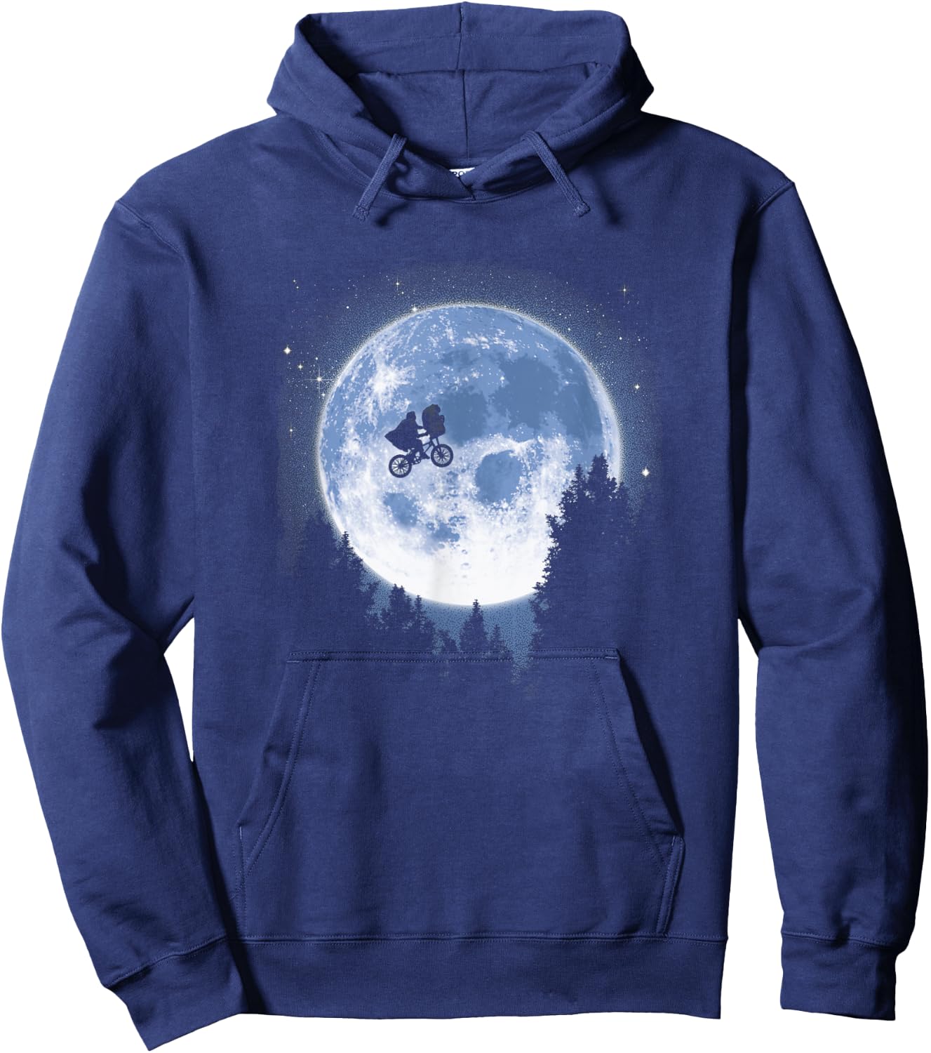 E.T. and Elliot Classic Bicycle Moon Jump Hoodie - Hoodie | Navy